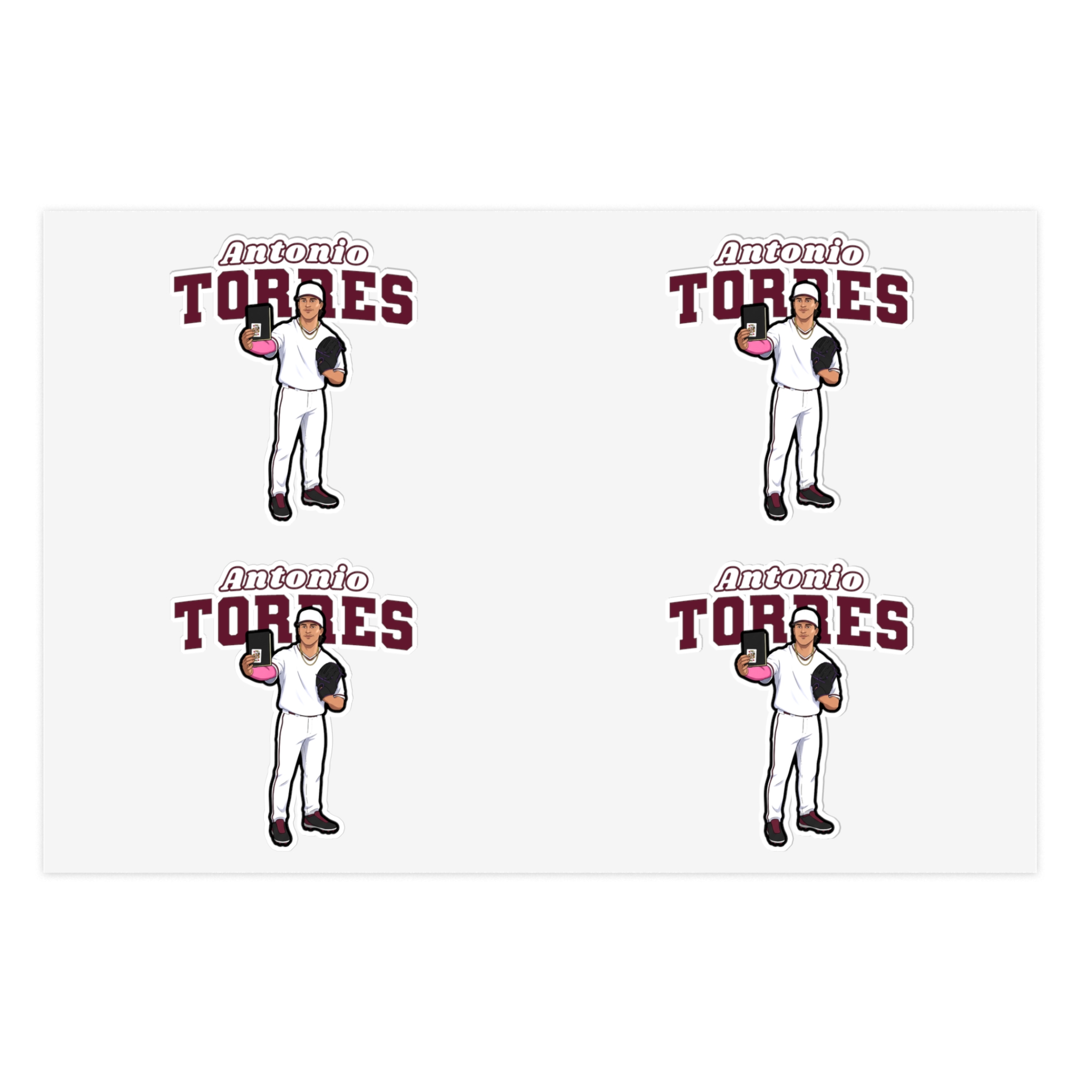Sticker Sheet — character_name_arch in Classic