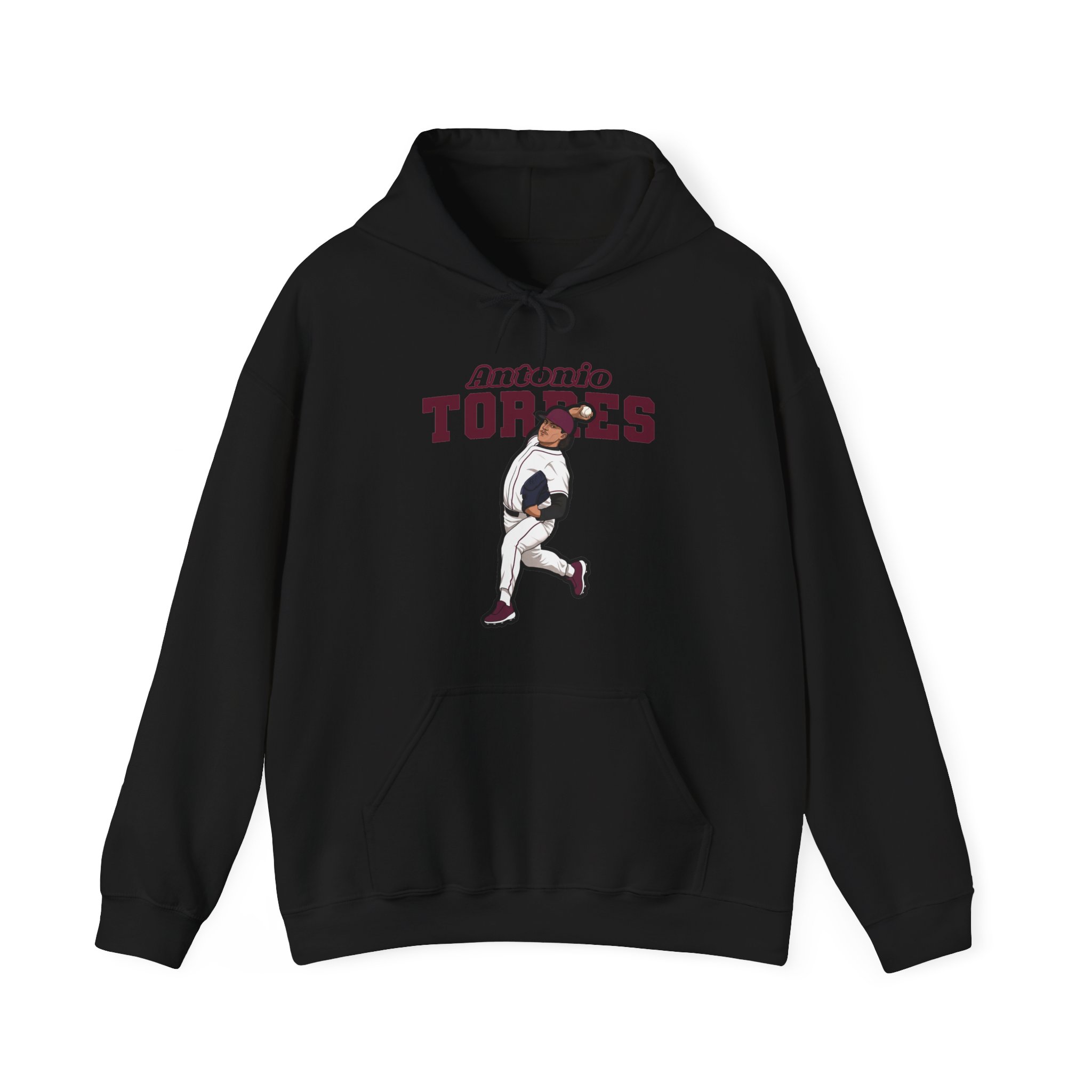 Hoodie — character_name_arch in Black