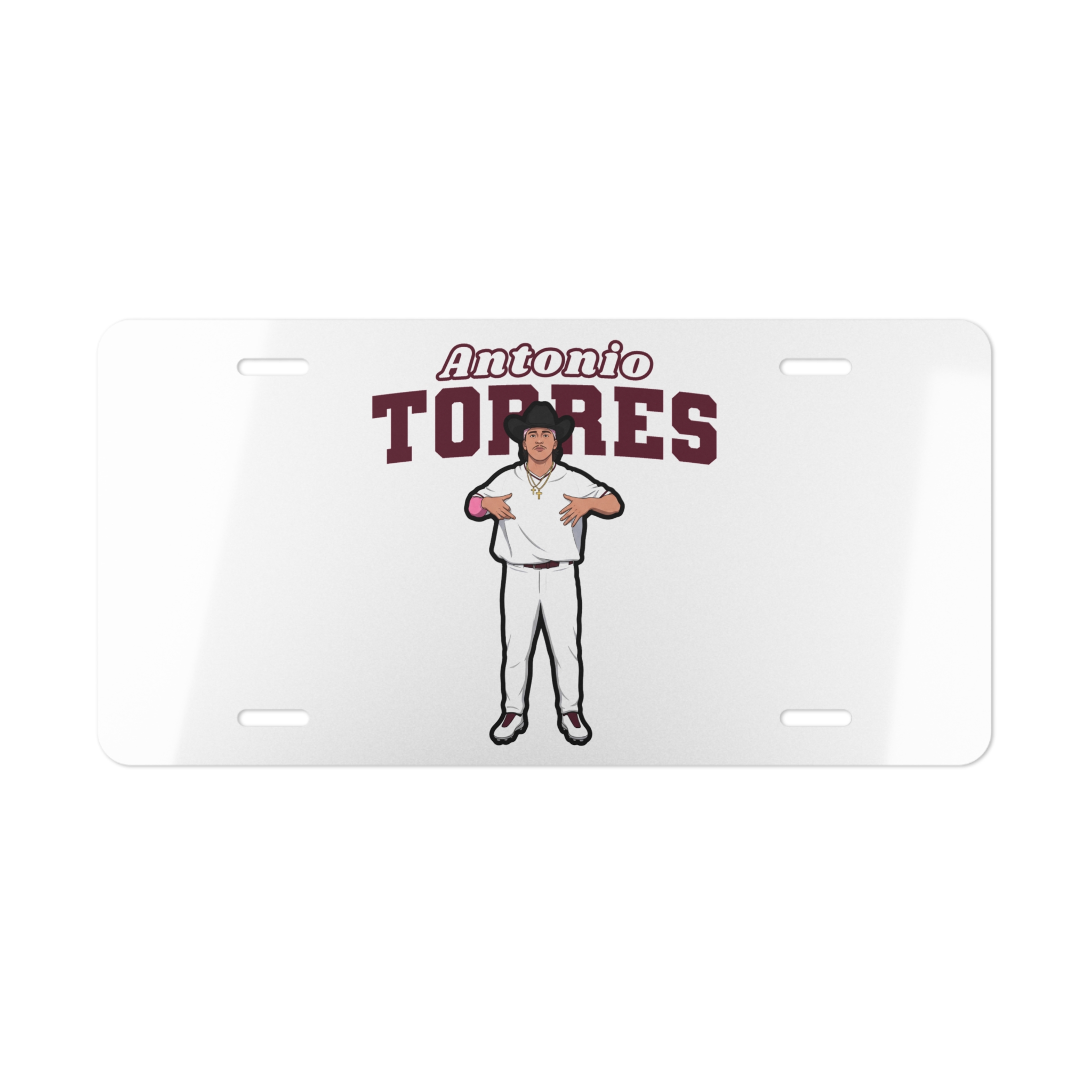 License Plate — character_name_arch in Classic