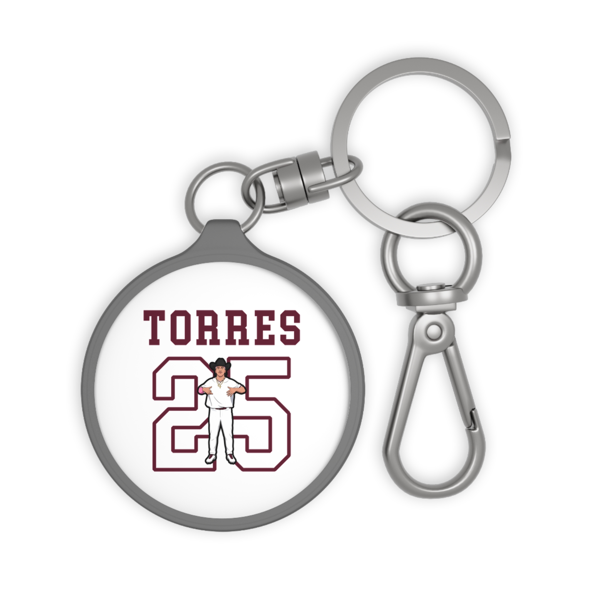 Keychain — character_shirsey in Grey
