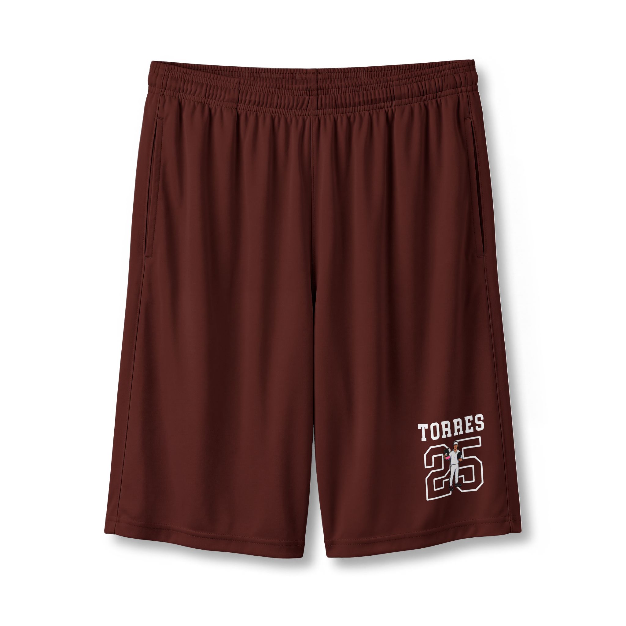 Shorts — character_shirsey in Maroon