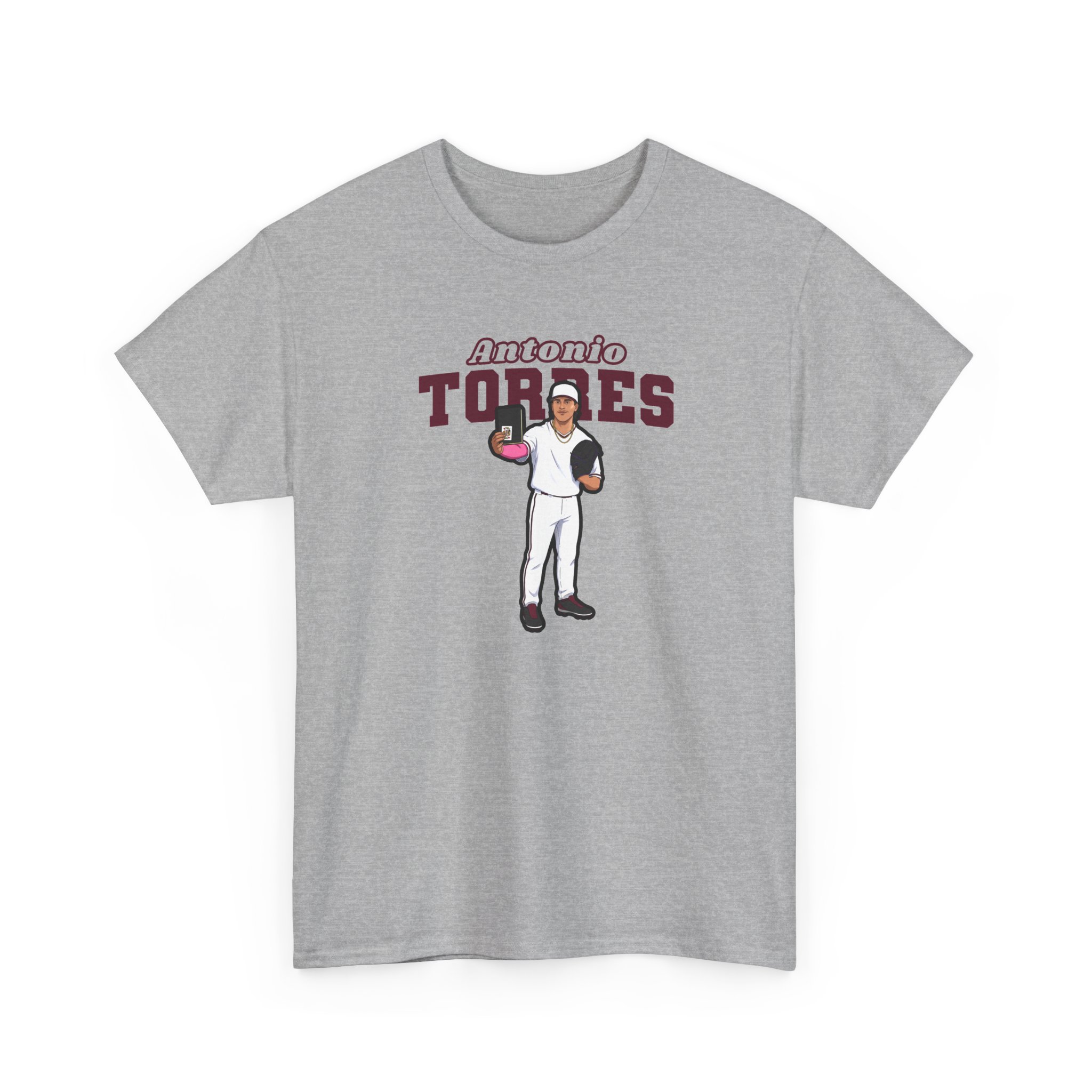 Tee — character_name_arch in Grey