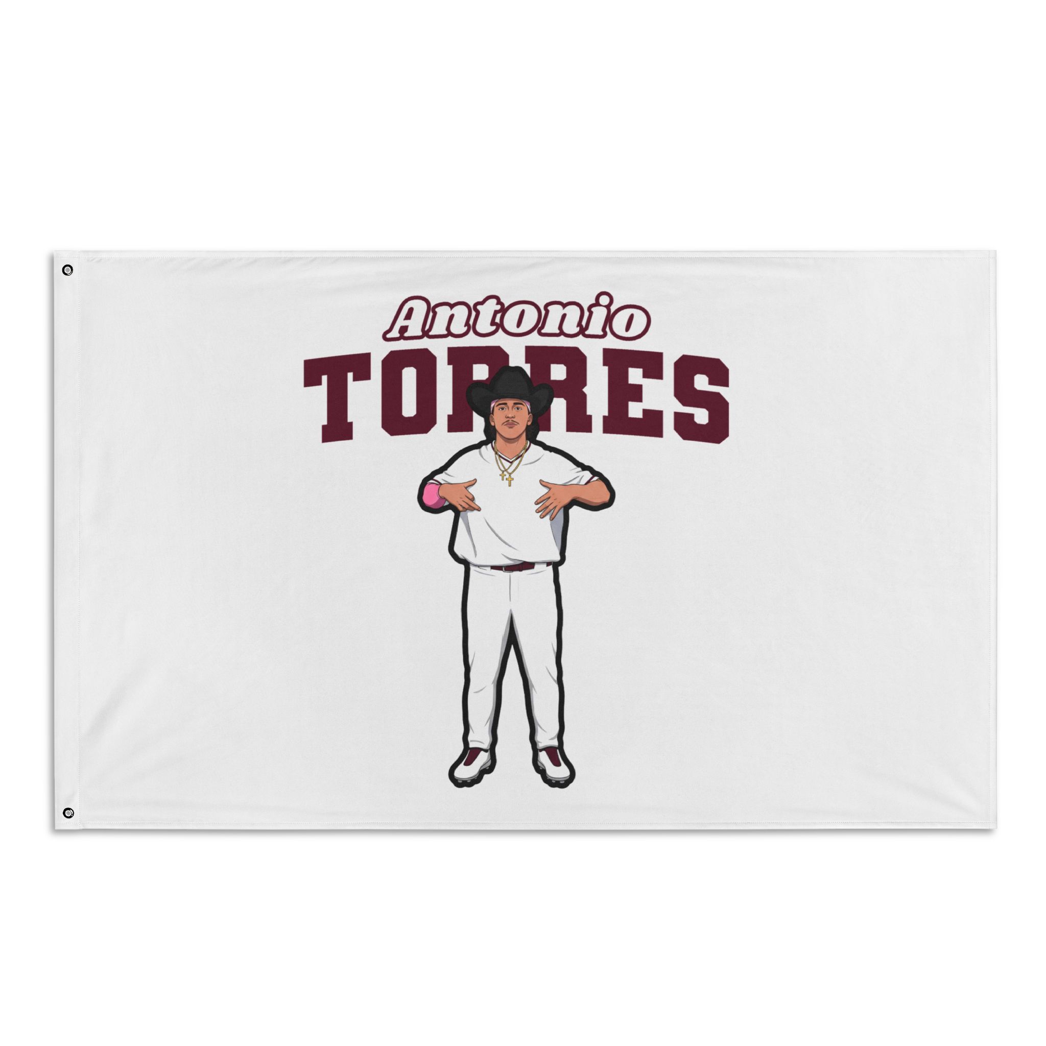Flag (35 × 56 in) — character_name_arch in Classic
