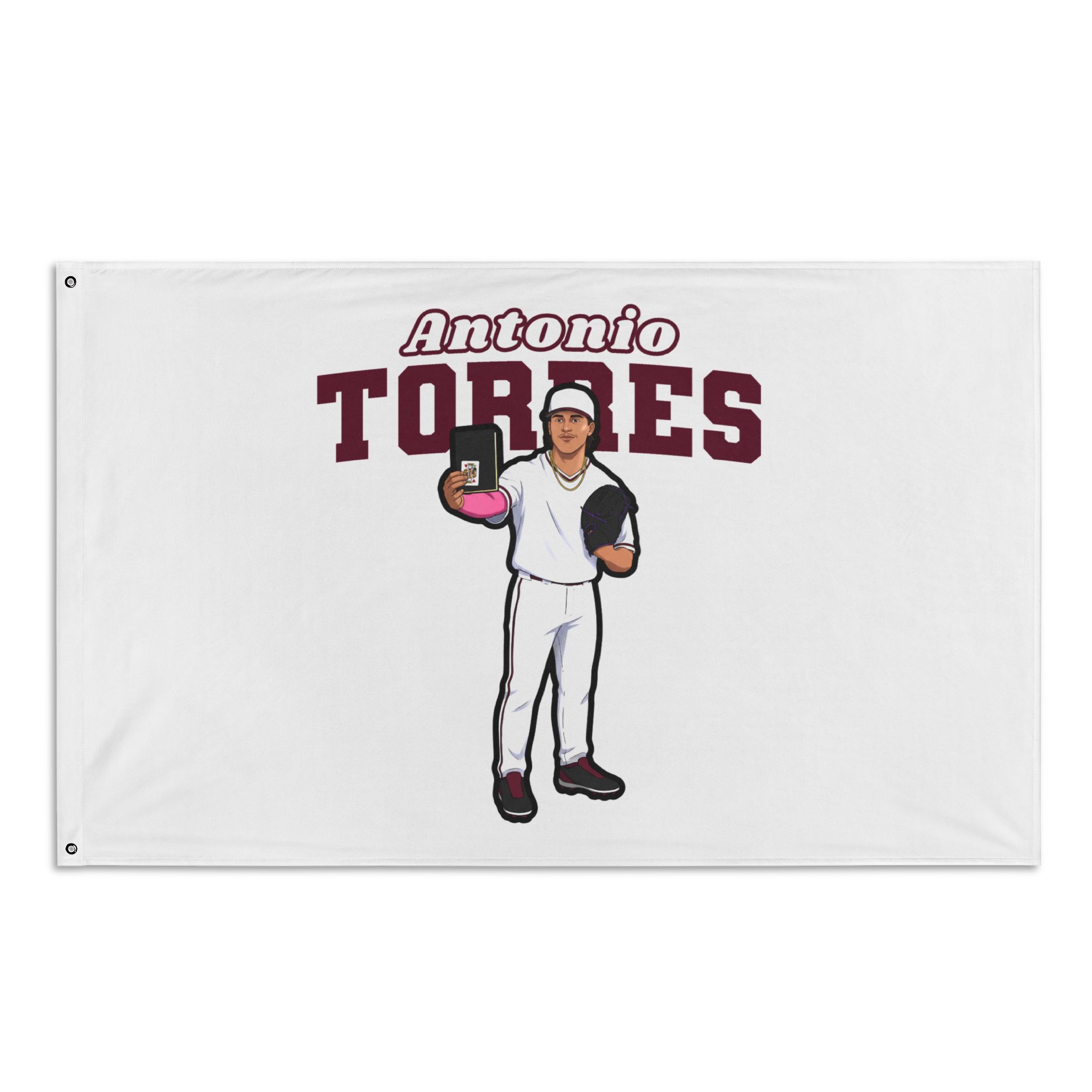 Flag (35 × 56 in) — character_name_arch in Classic