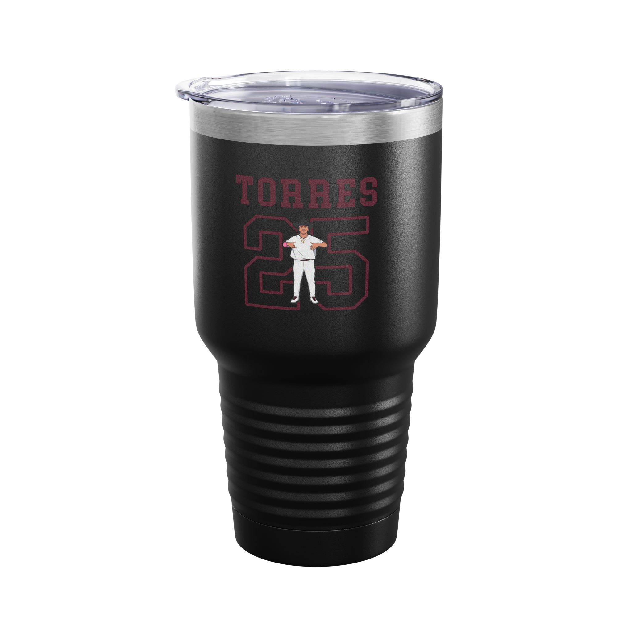 30oz Tumbler — character_shirsey in Black