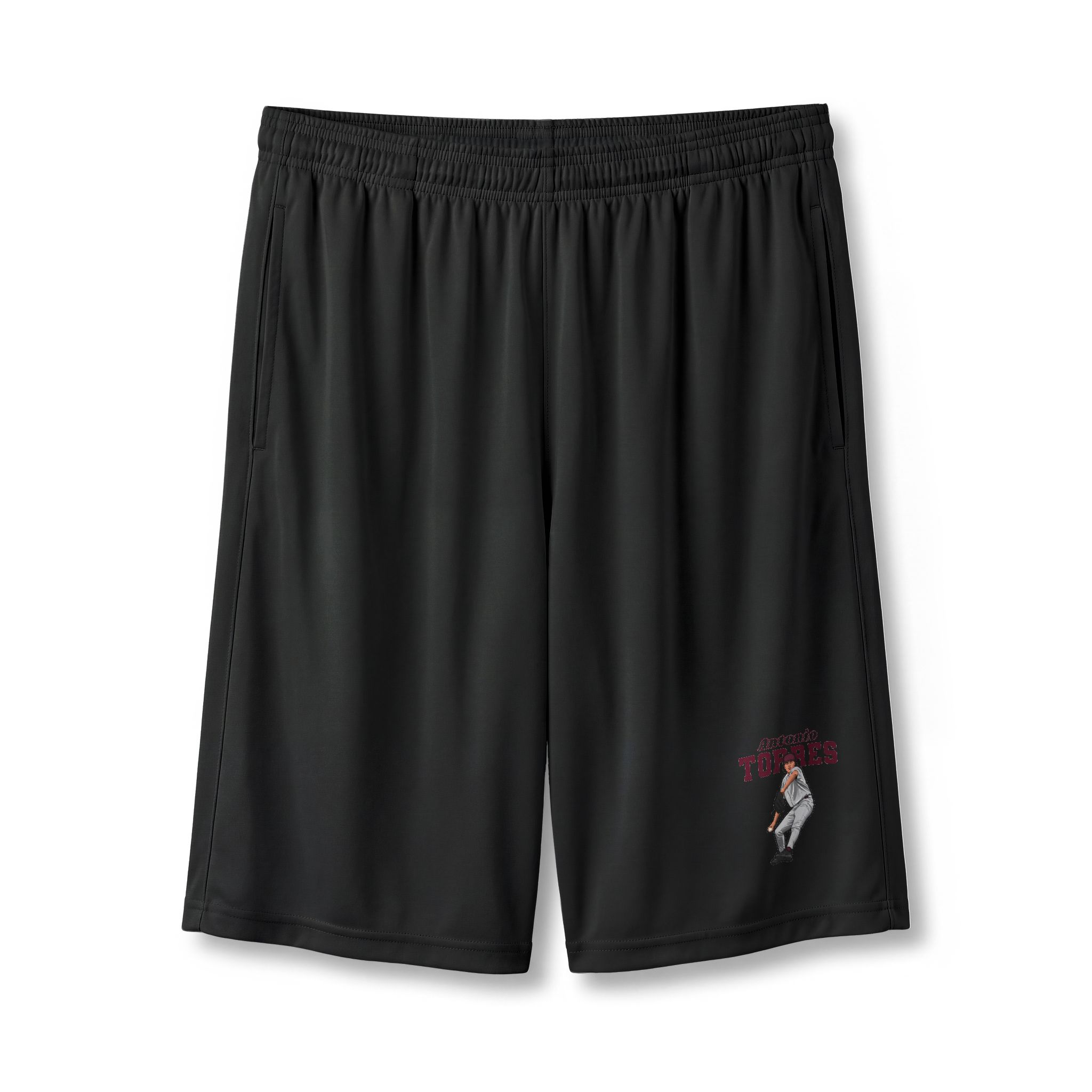 Shorts — character_name_arch in Black