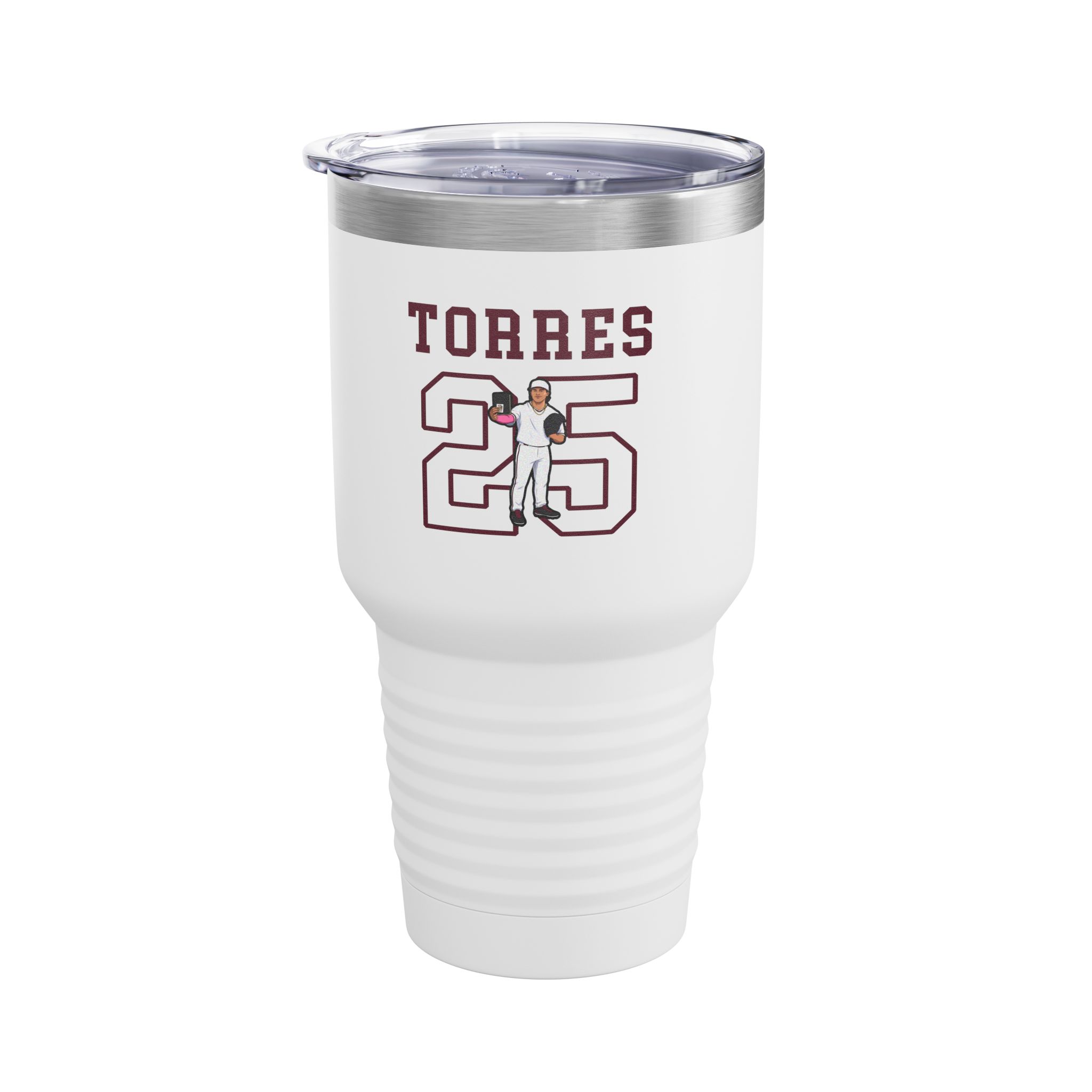 30oz Tumbler — character_shirsey in White