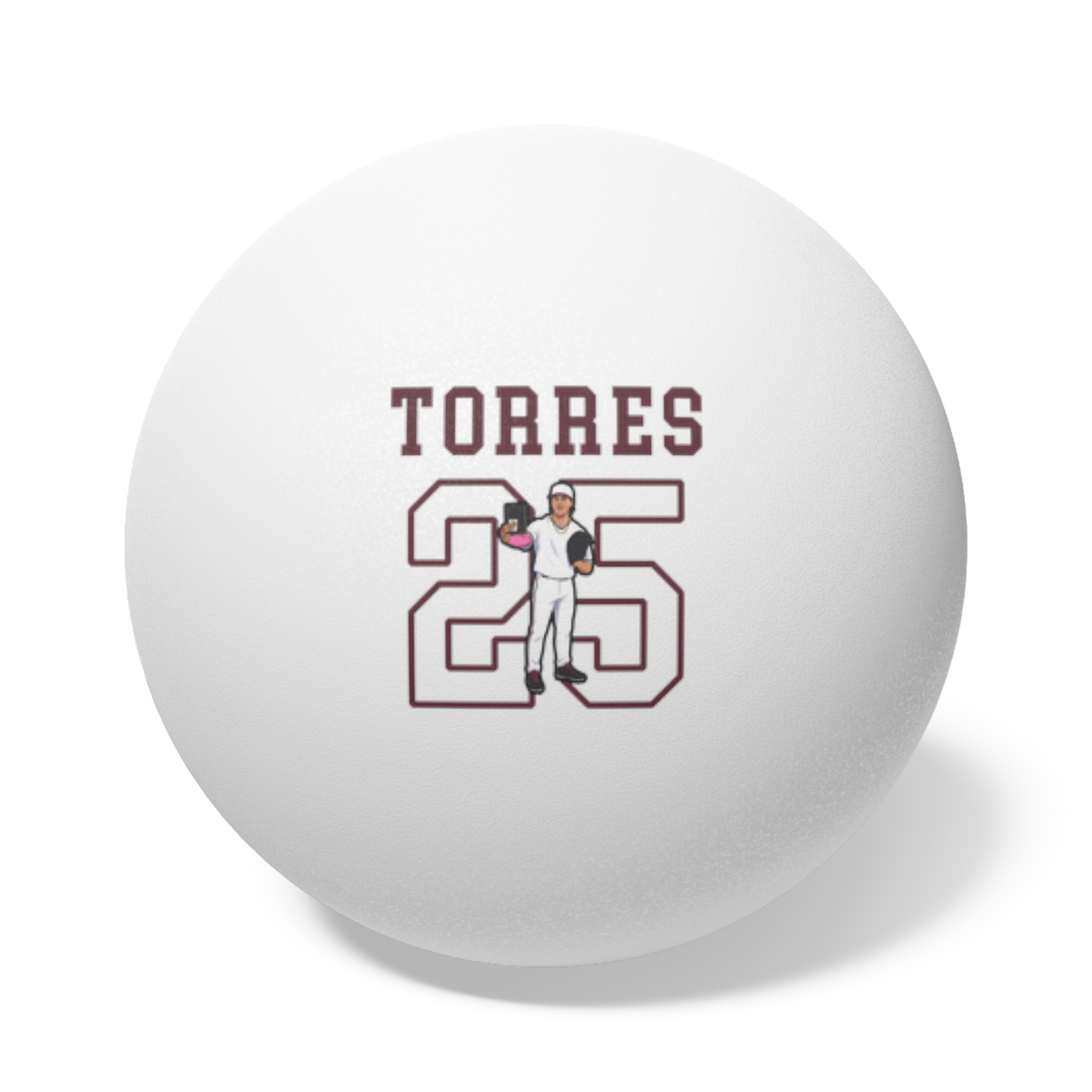 Ping Pong Balls, 6 pcs — character_shirsey in White