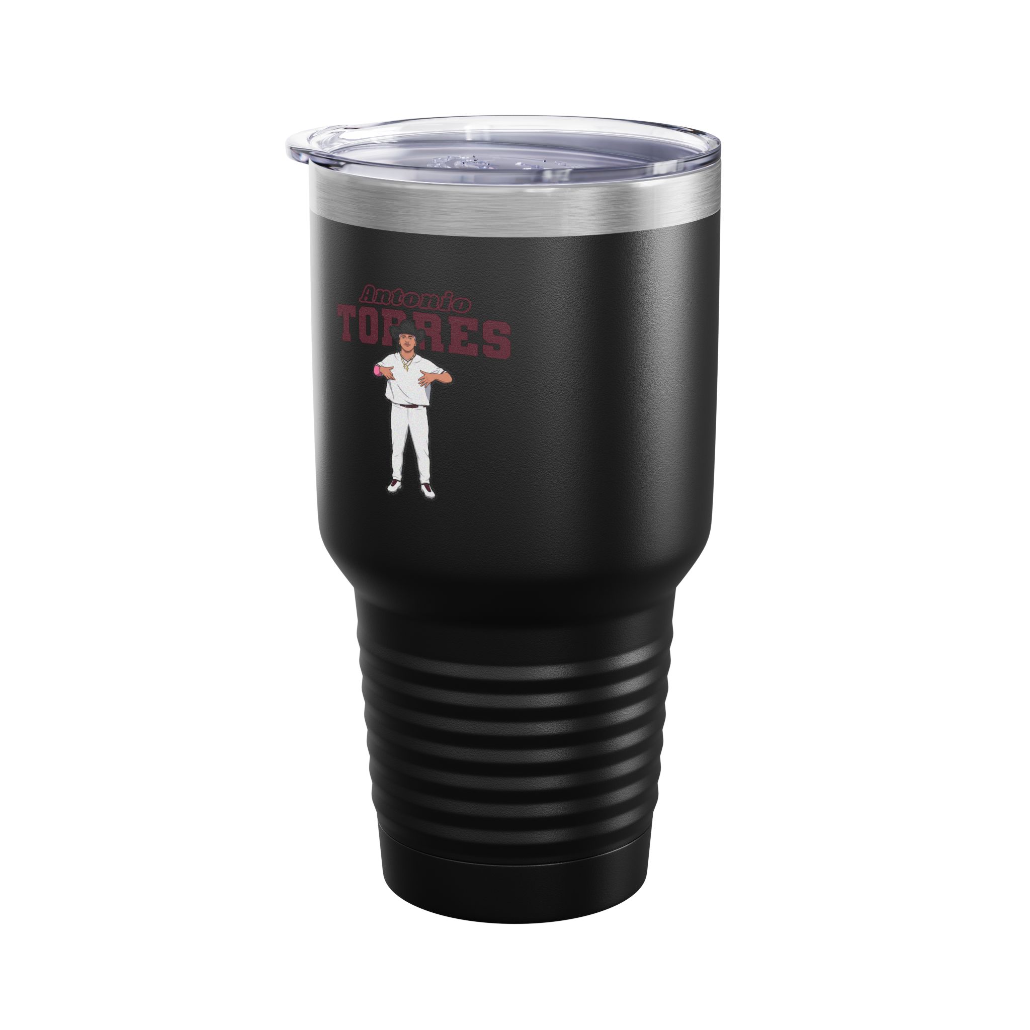 30oz Tumbler — character_name_arch in Black