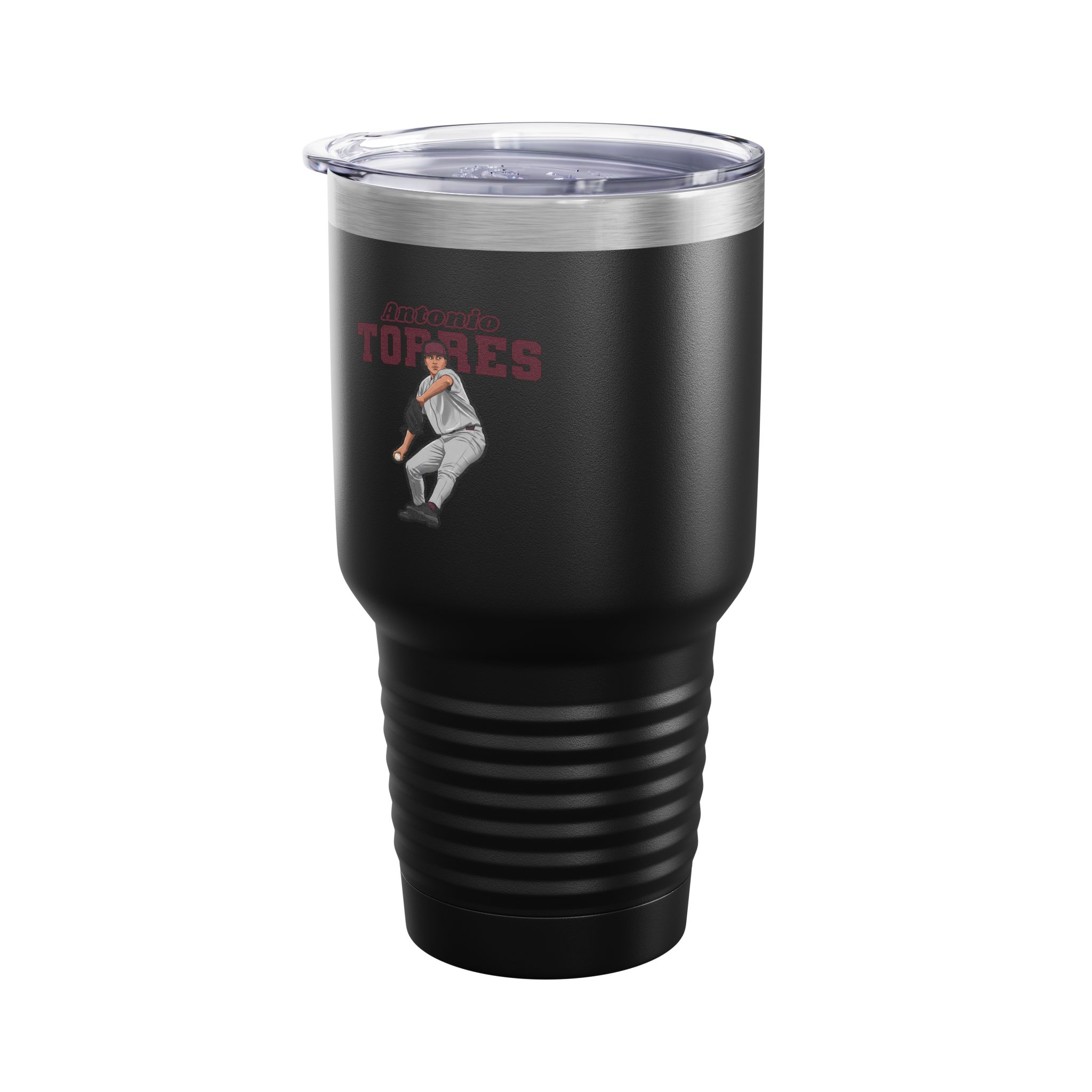 30oz Tumbler — character_name_arch in Black