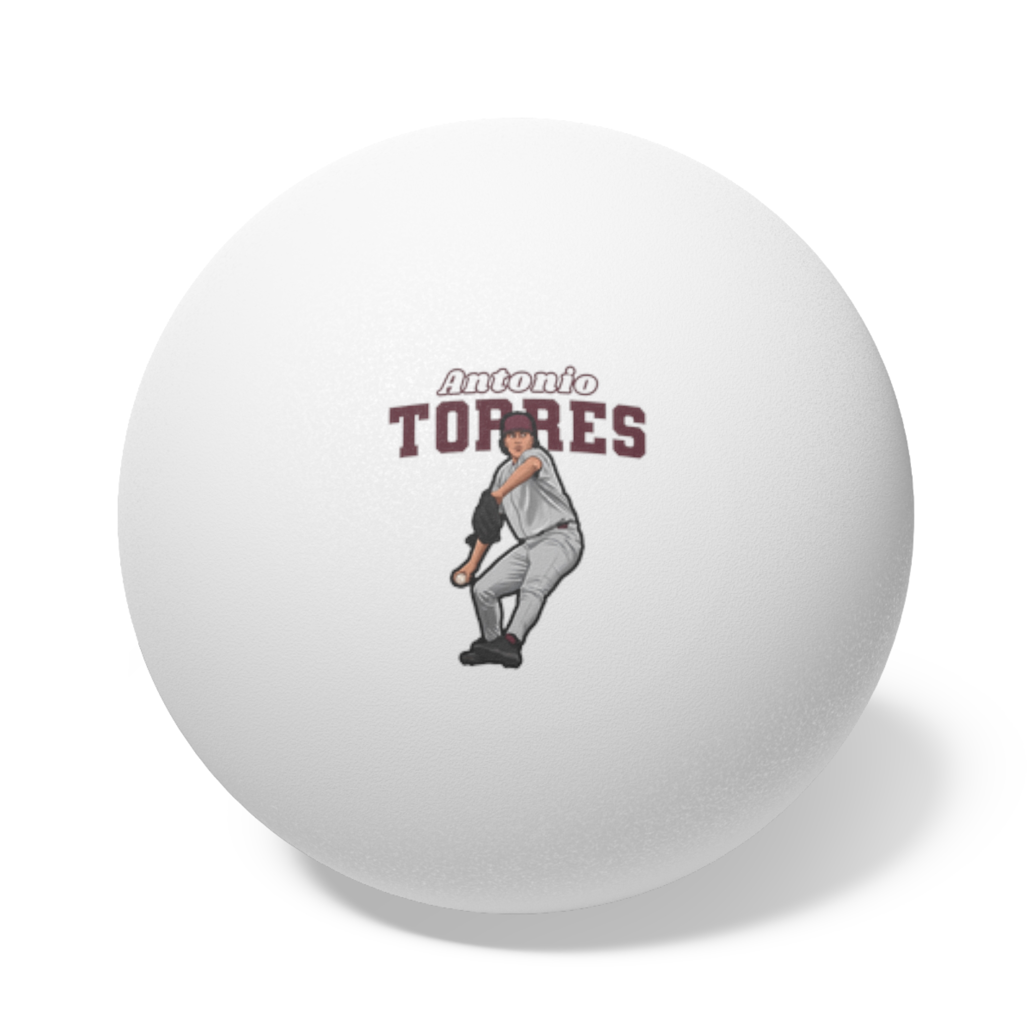 Ping Pong Balls, 6 pcs — character_name_arch in White