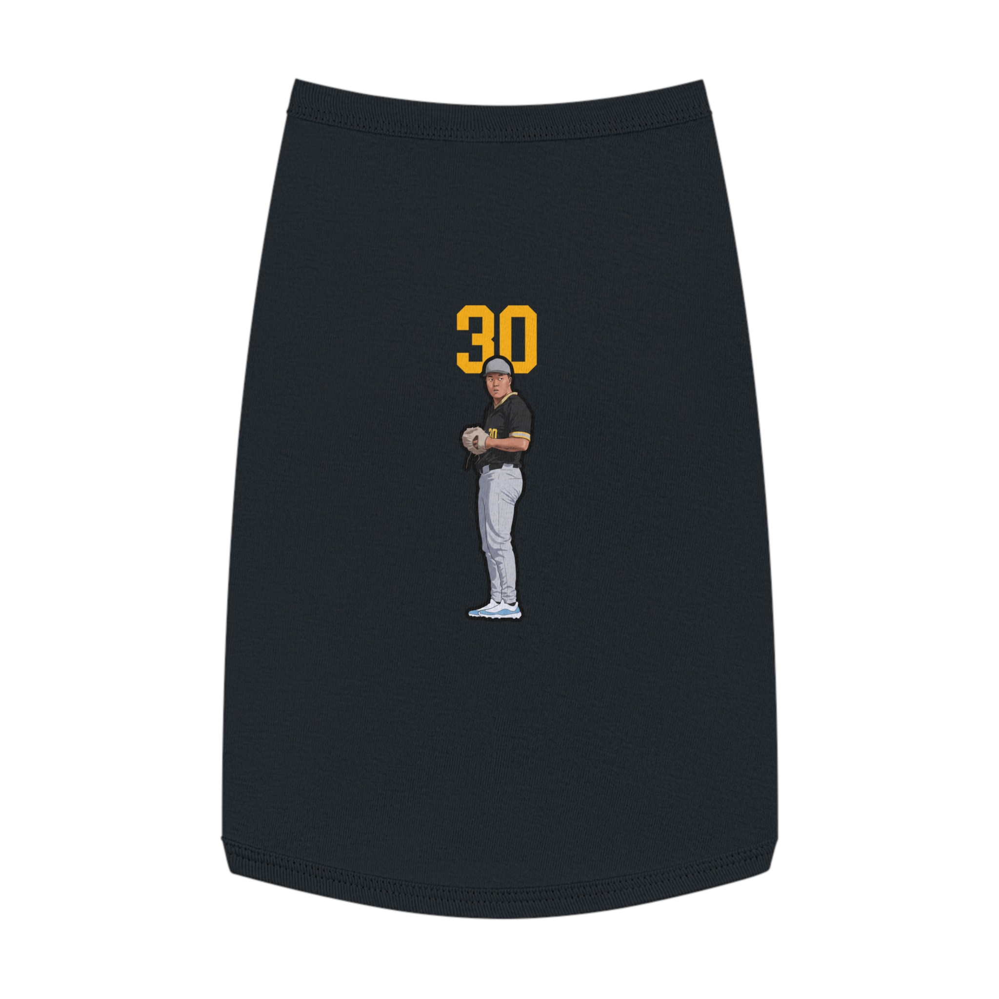 Pet Tank Top — character_number_top in Black