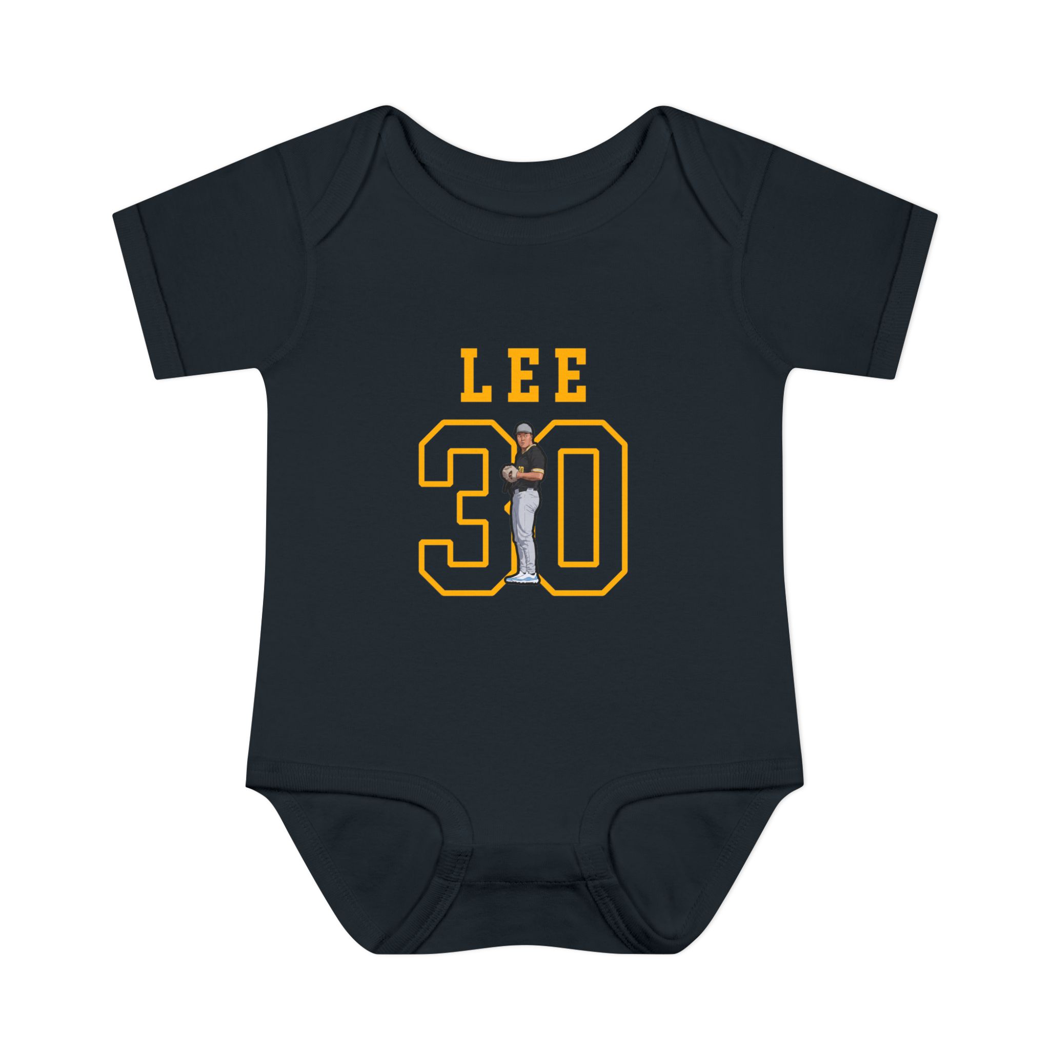 Baby Onesie — character_shirsey in Black