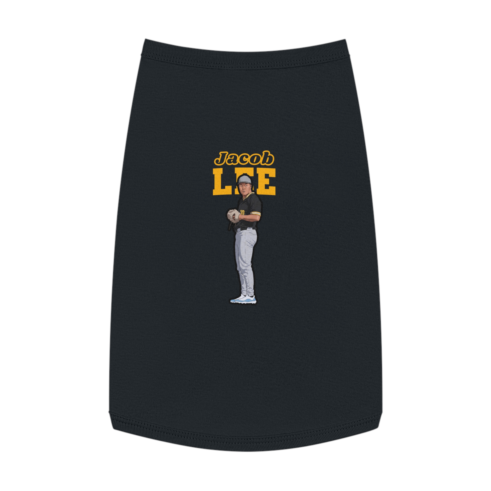 Pet Tank Top — character_name_arch in White