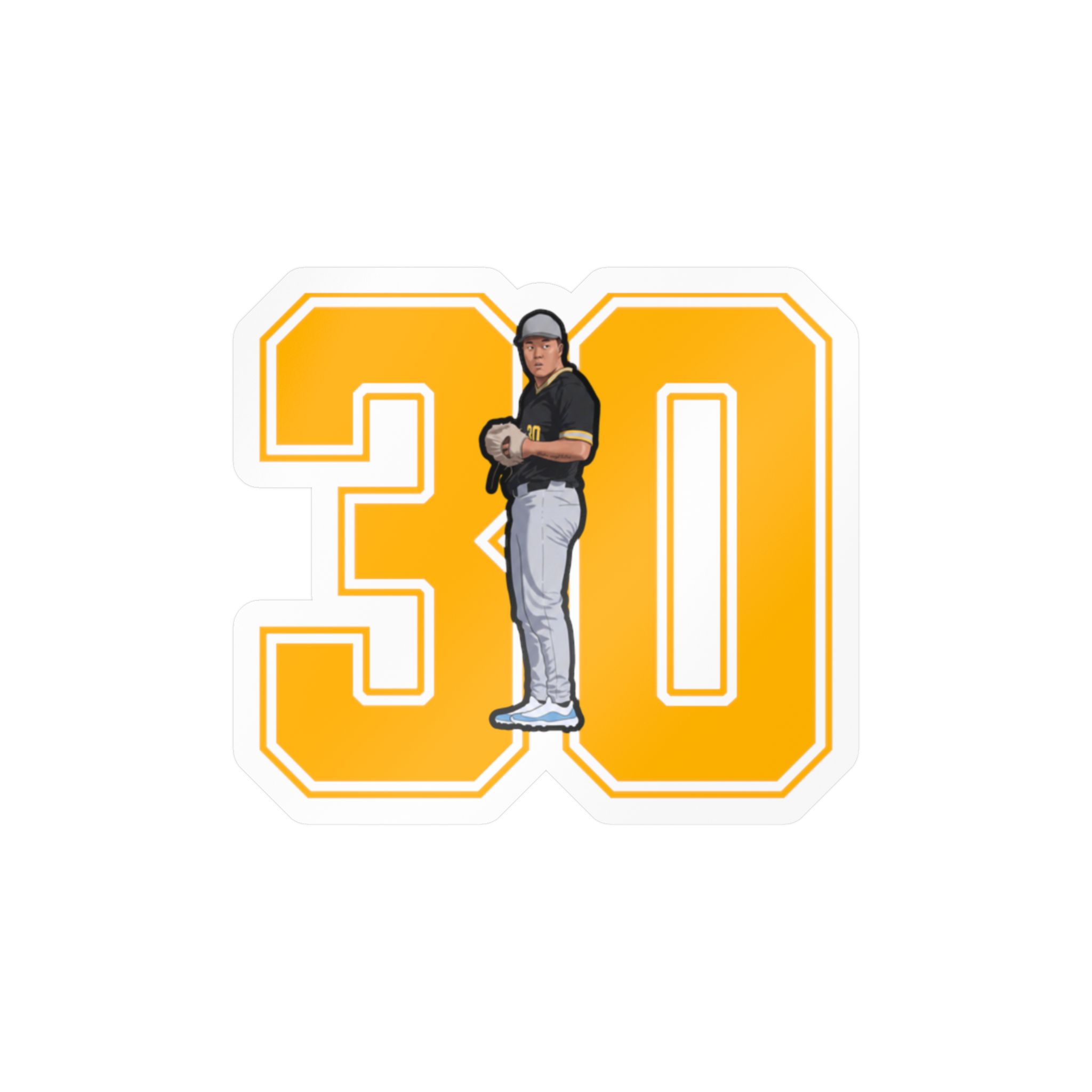 Vinyl Sticker — character_number in Classic