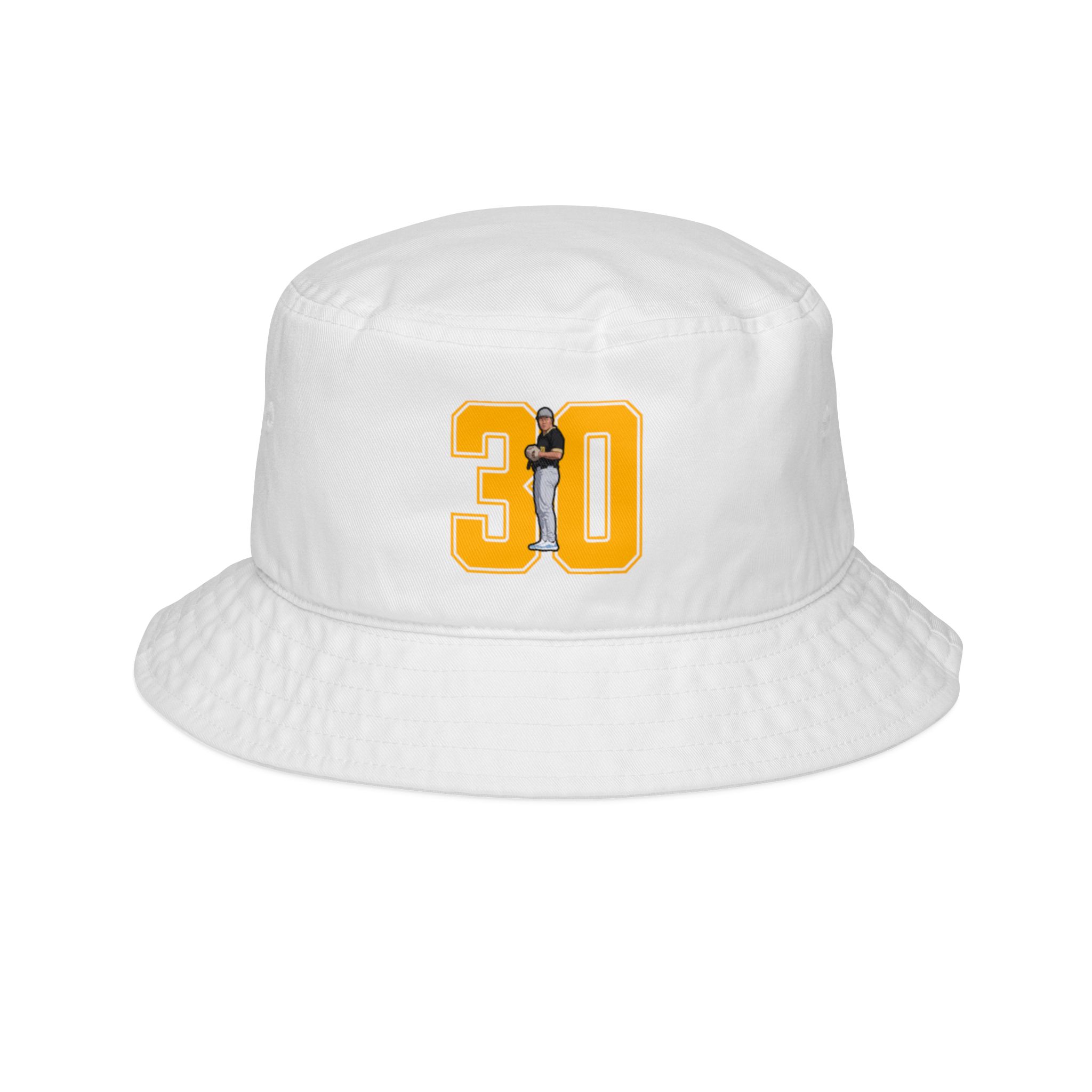 Bucket Hat — character_number in White