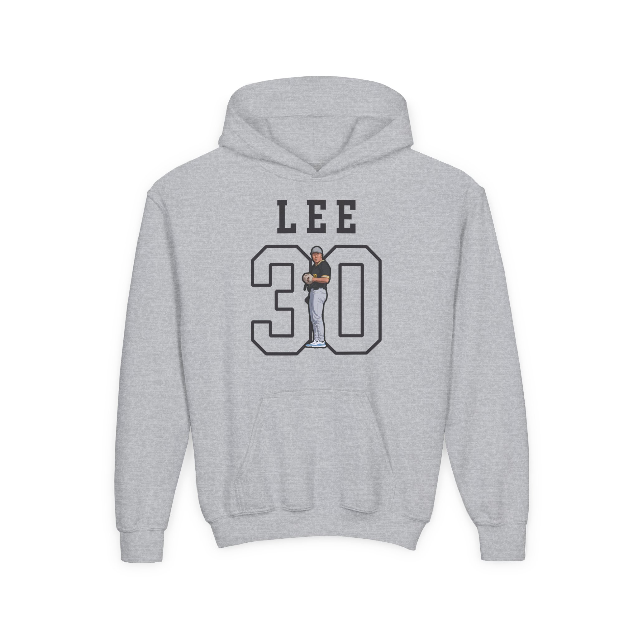 Youth Hoodie — character_shirsey in Grey