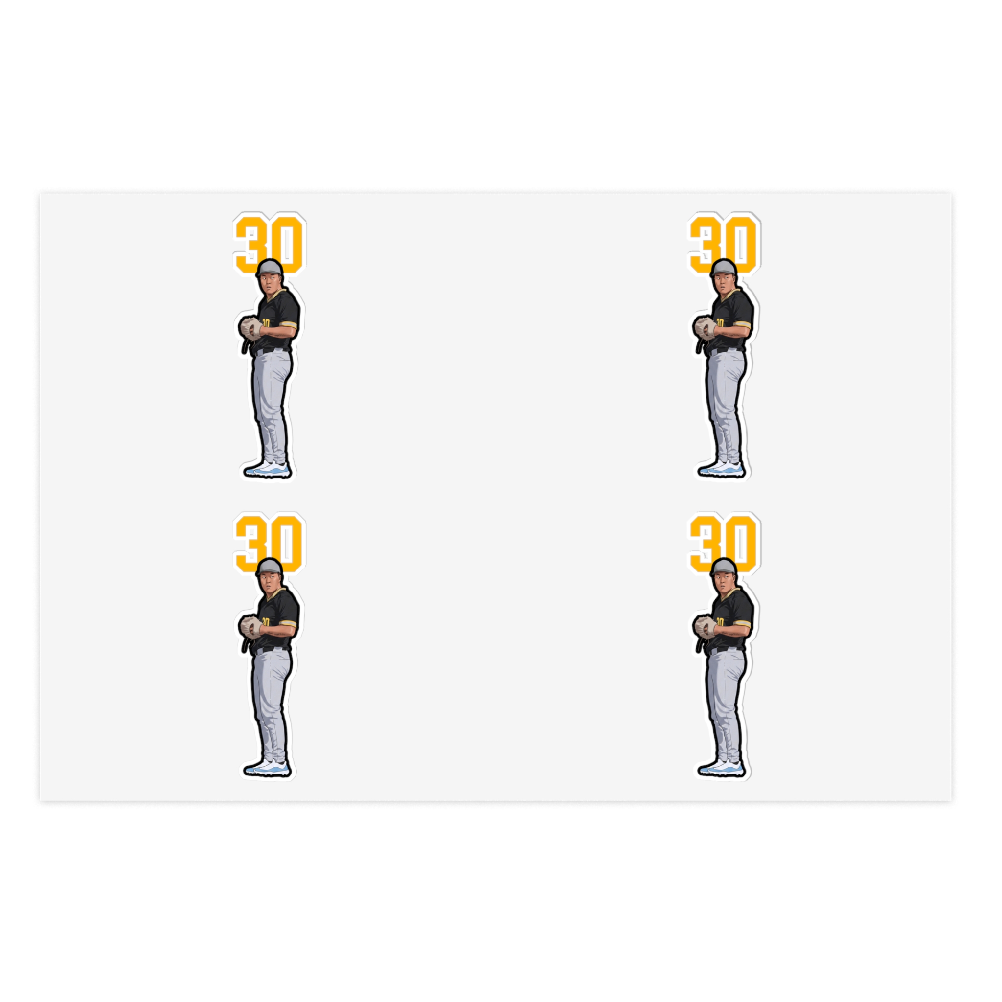 Sticker Sheet — character_number_top in Classic