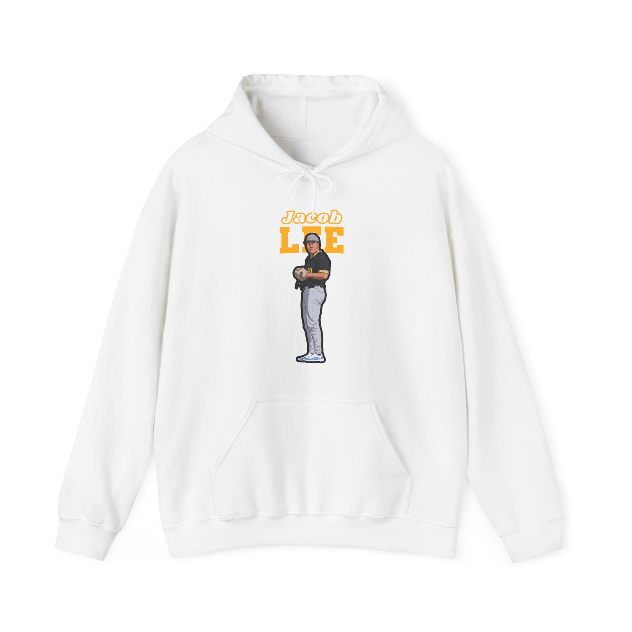 Hoodie — character_name_arch in White