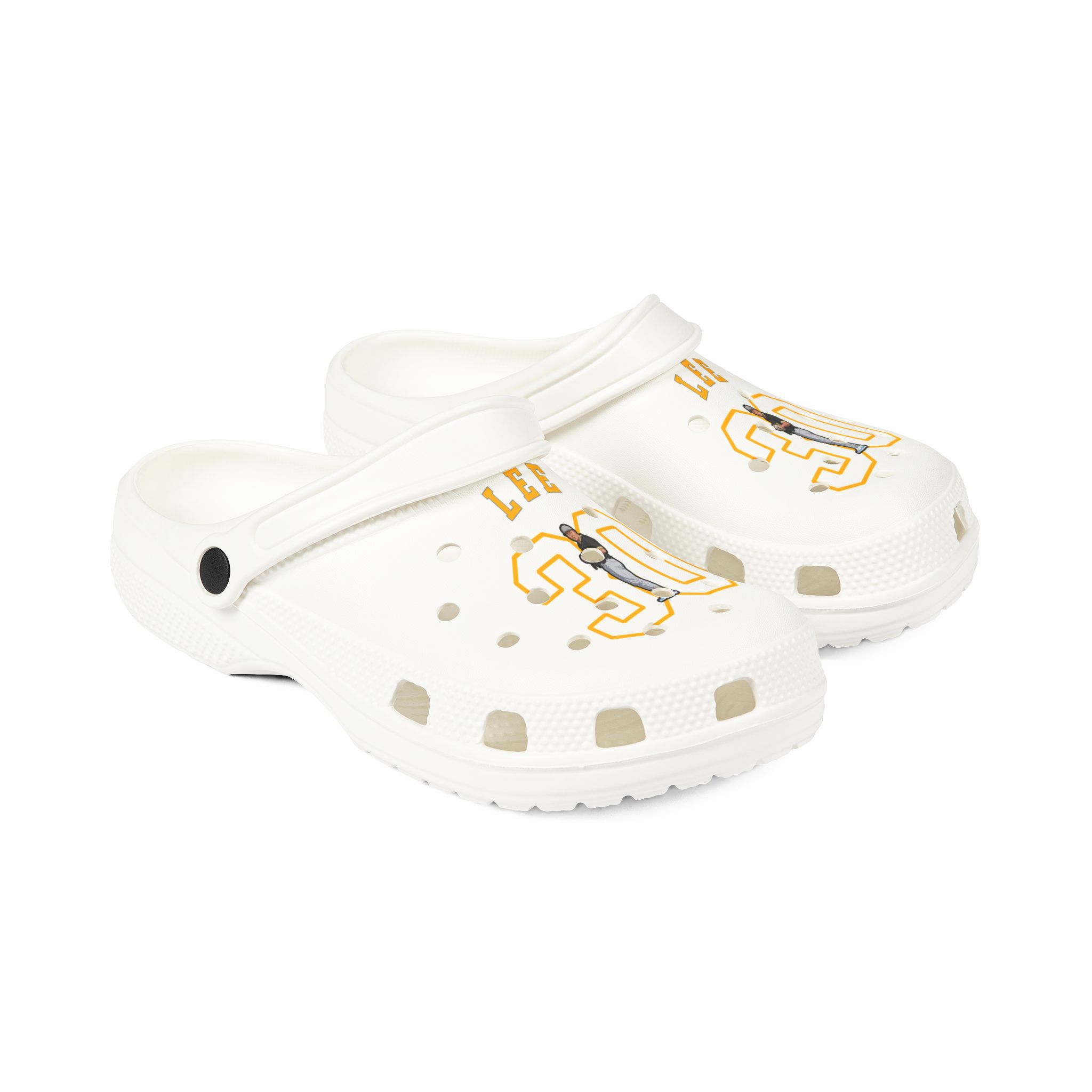 Rubber Clogs — character_shirsey_arch in White