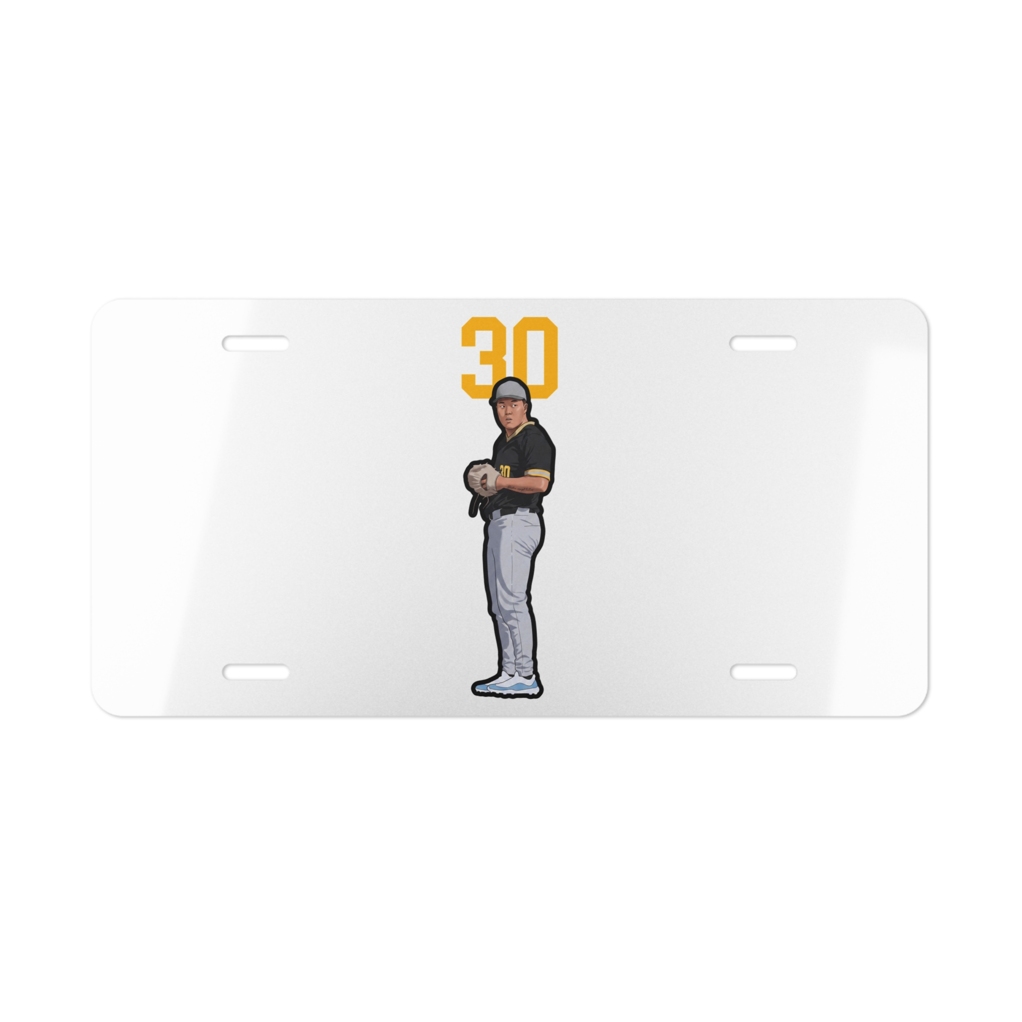 License Plate — character_number_top in Classic