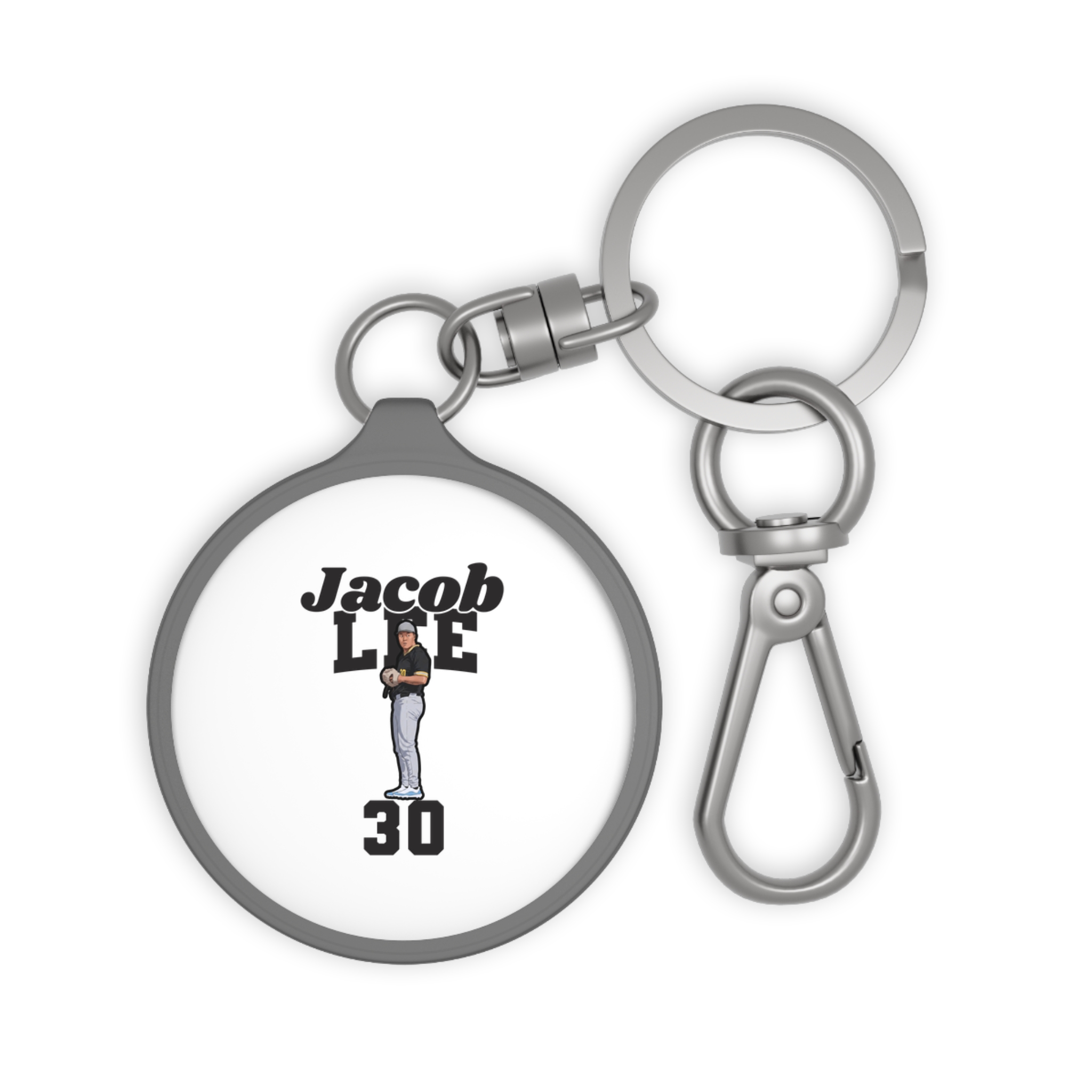 Keychain — character_signature_arch in Grey