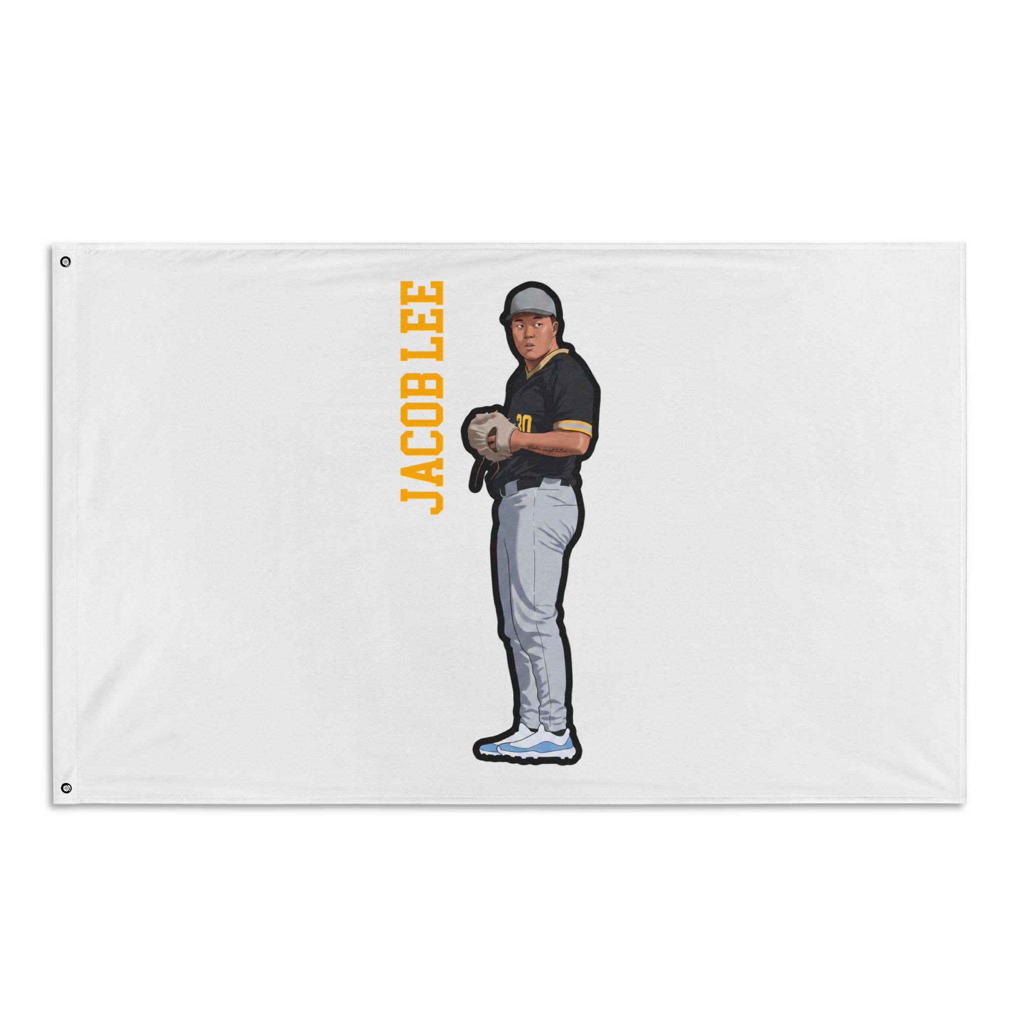 Flag (35 × 56 in) — character_name_vertical in Classic