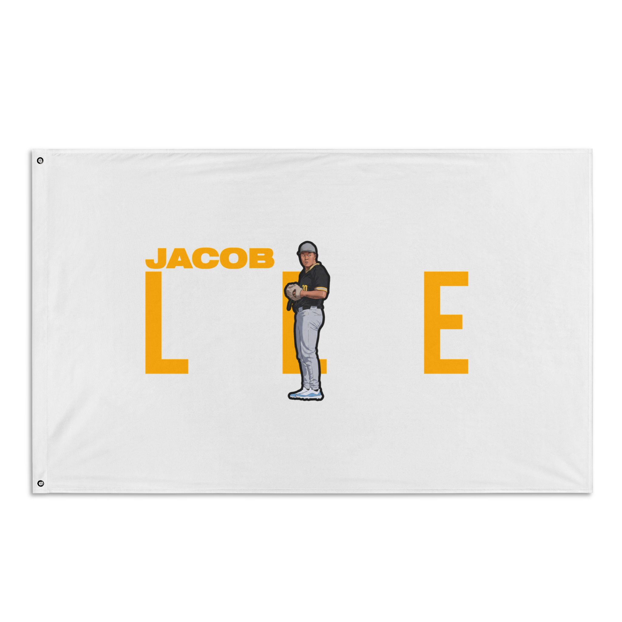 Flag (35 × 56 in) — character_player_name in Classic