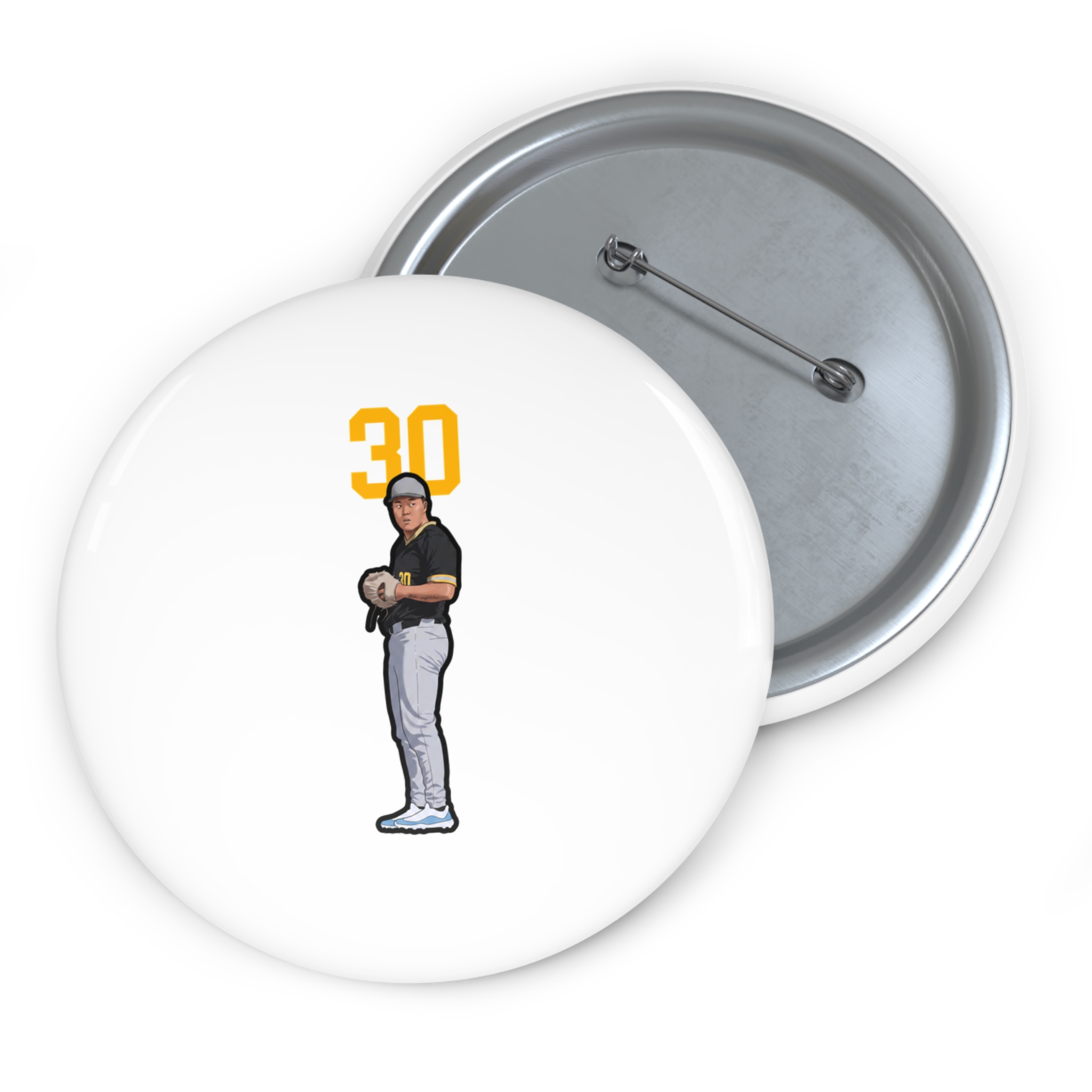 Game Day Pin — character_number_top in Classic
