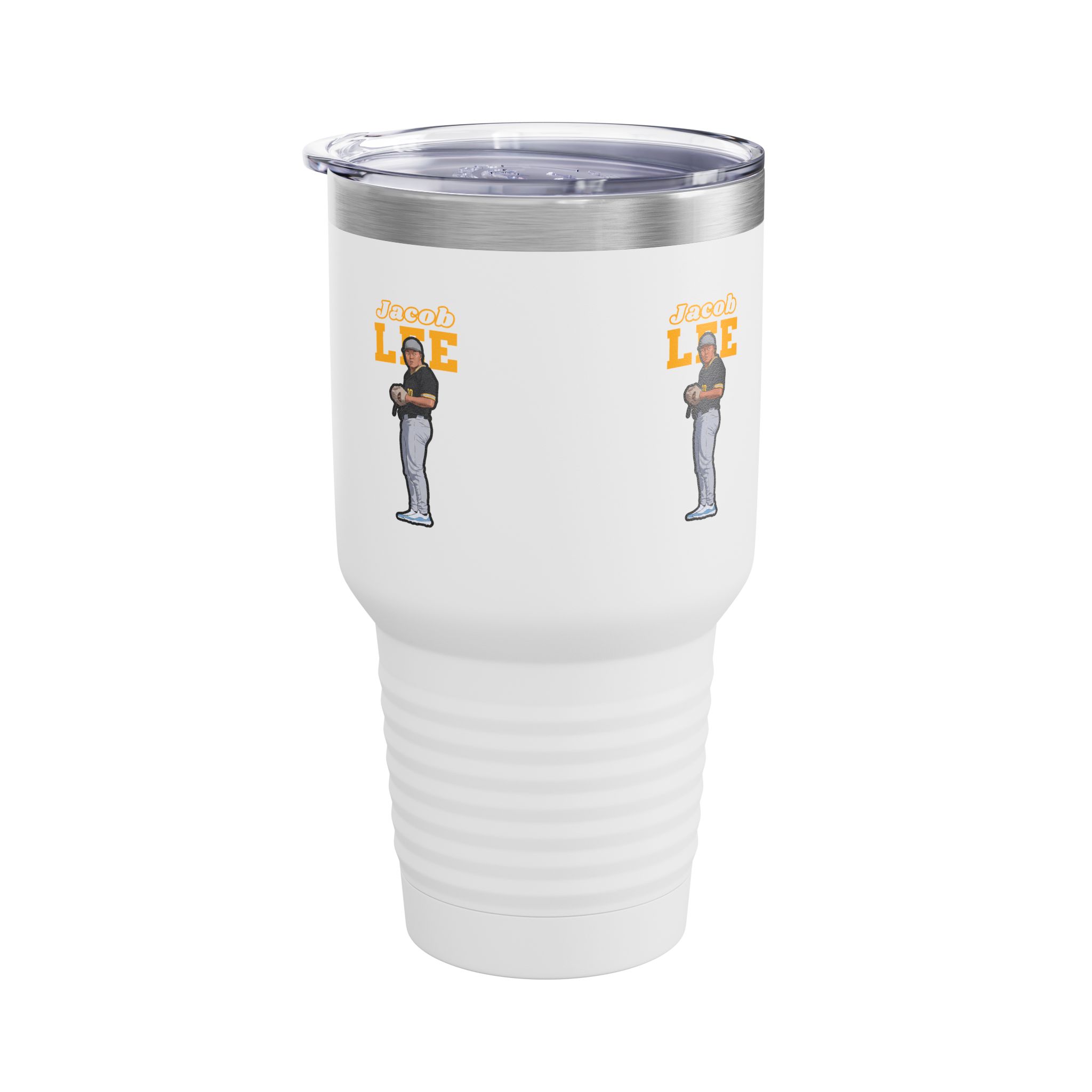 30oz Tumbler — character_name_arch in White