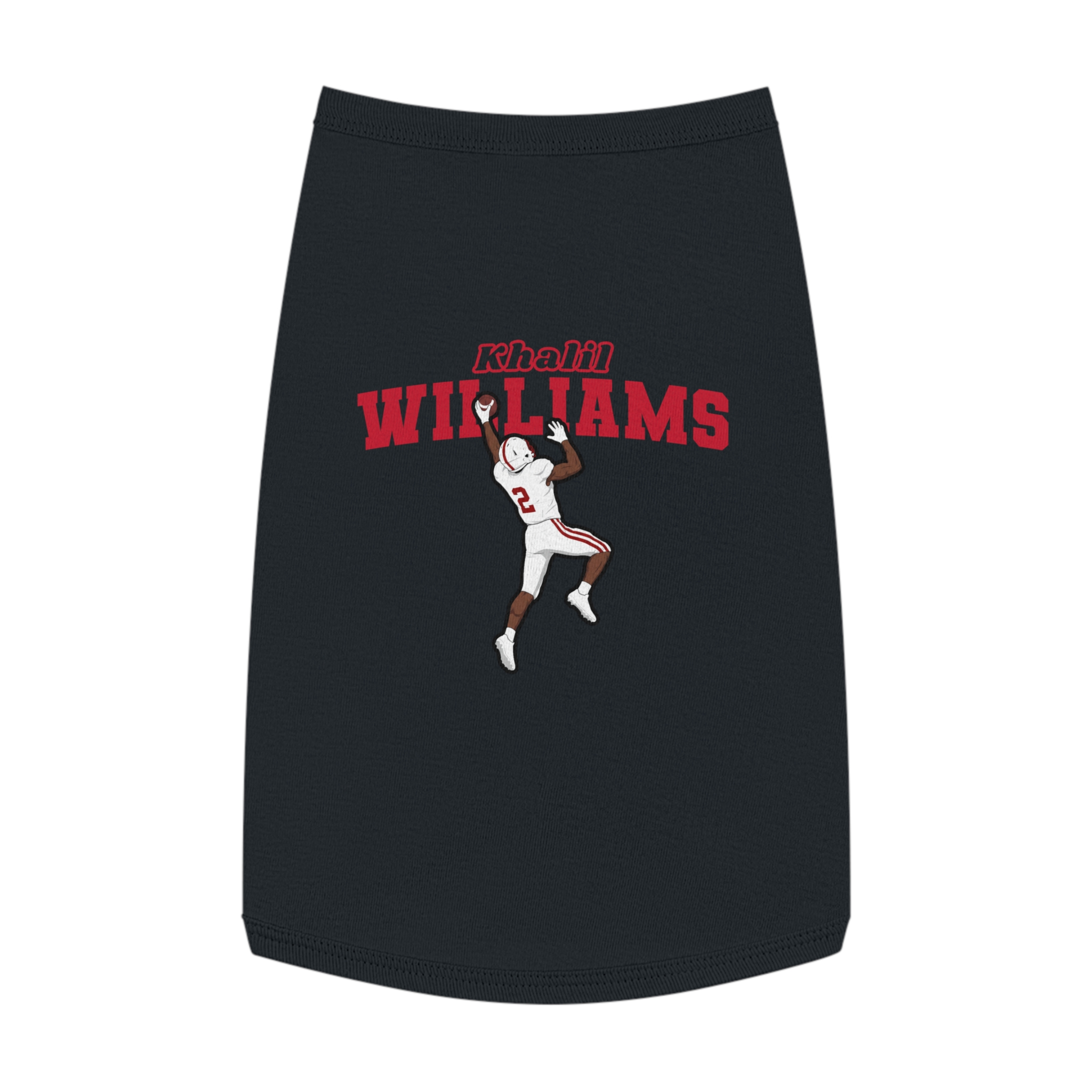Pet Tank Top — character_name_arch in White