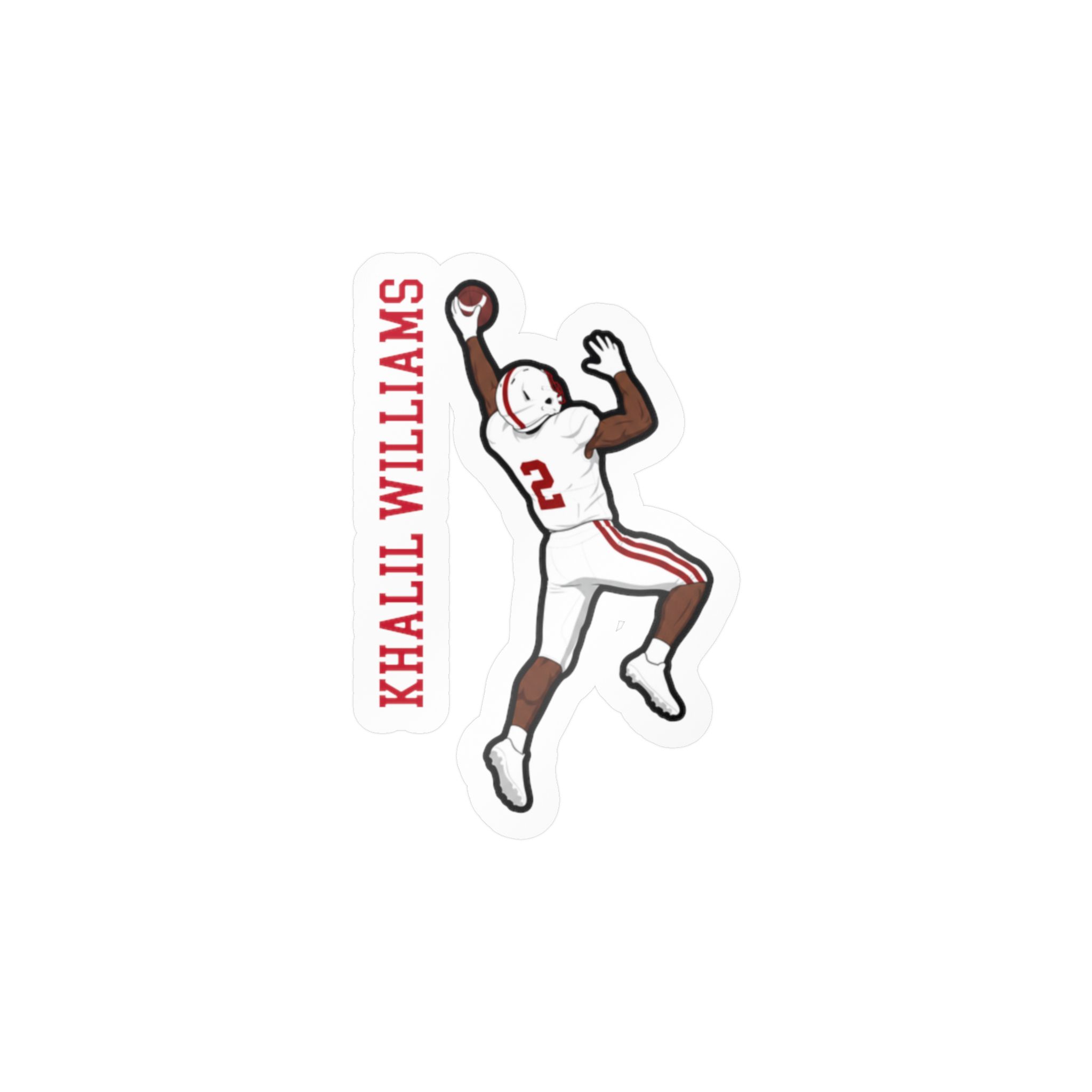 Vinyl Sticker — character_name_vertical in Classic