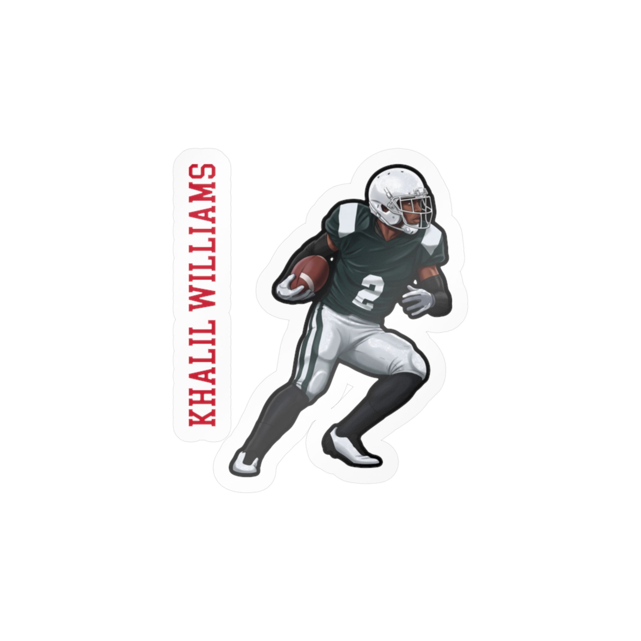 Vinyl Sticker — character_name_vertical in Classic