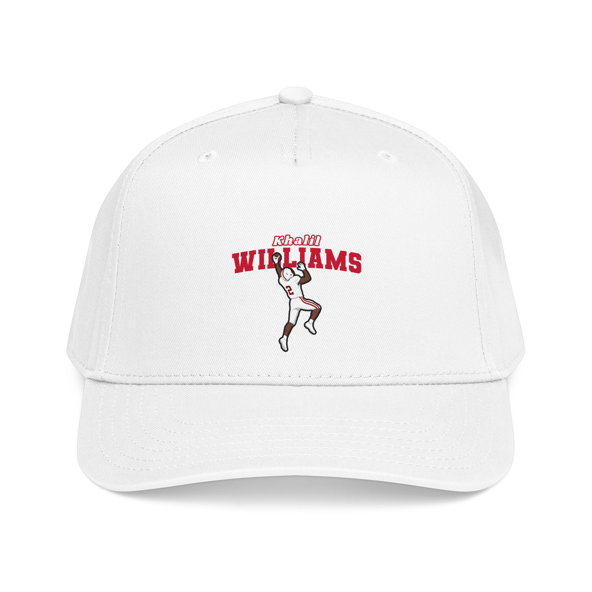 Baseball Cap — character_name_arch in White