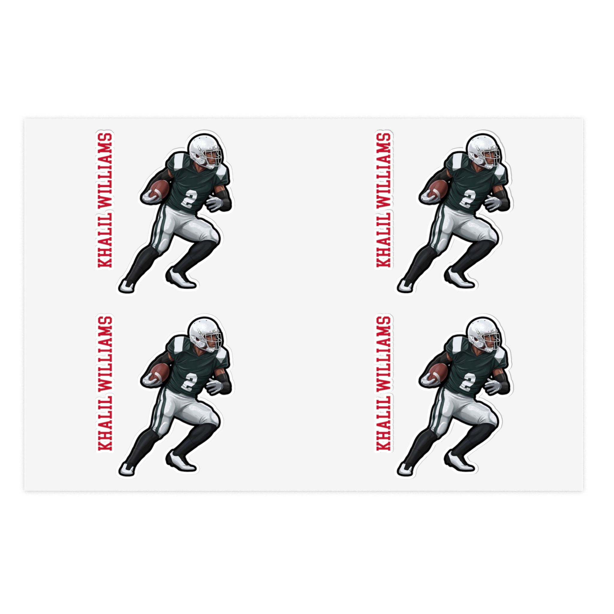 Sticker Sheet — character_name_vertical in Classic