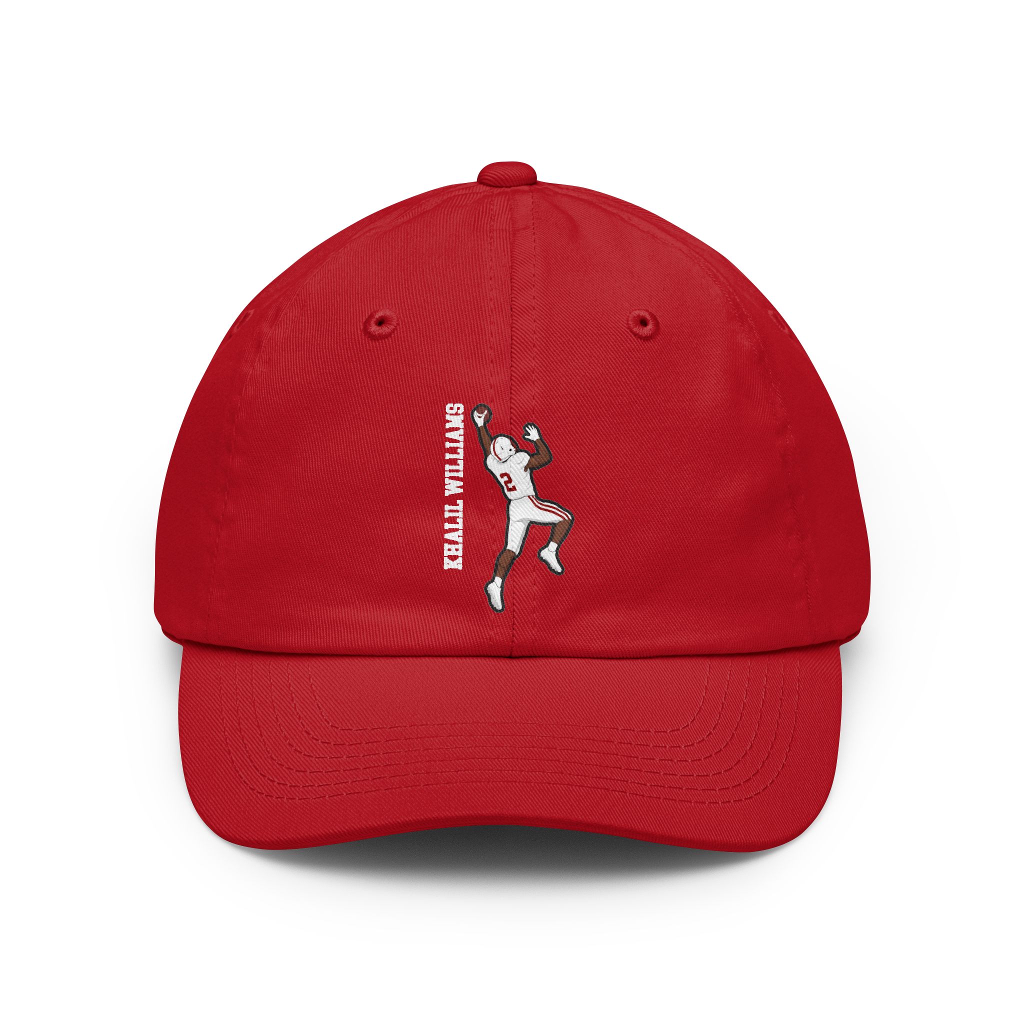 Classic Cap — character_name_vertical in Red