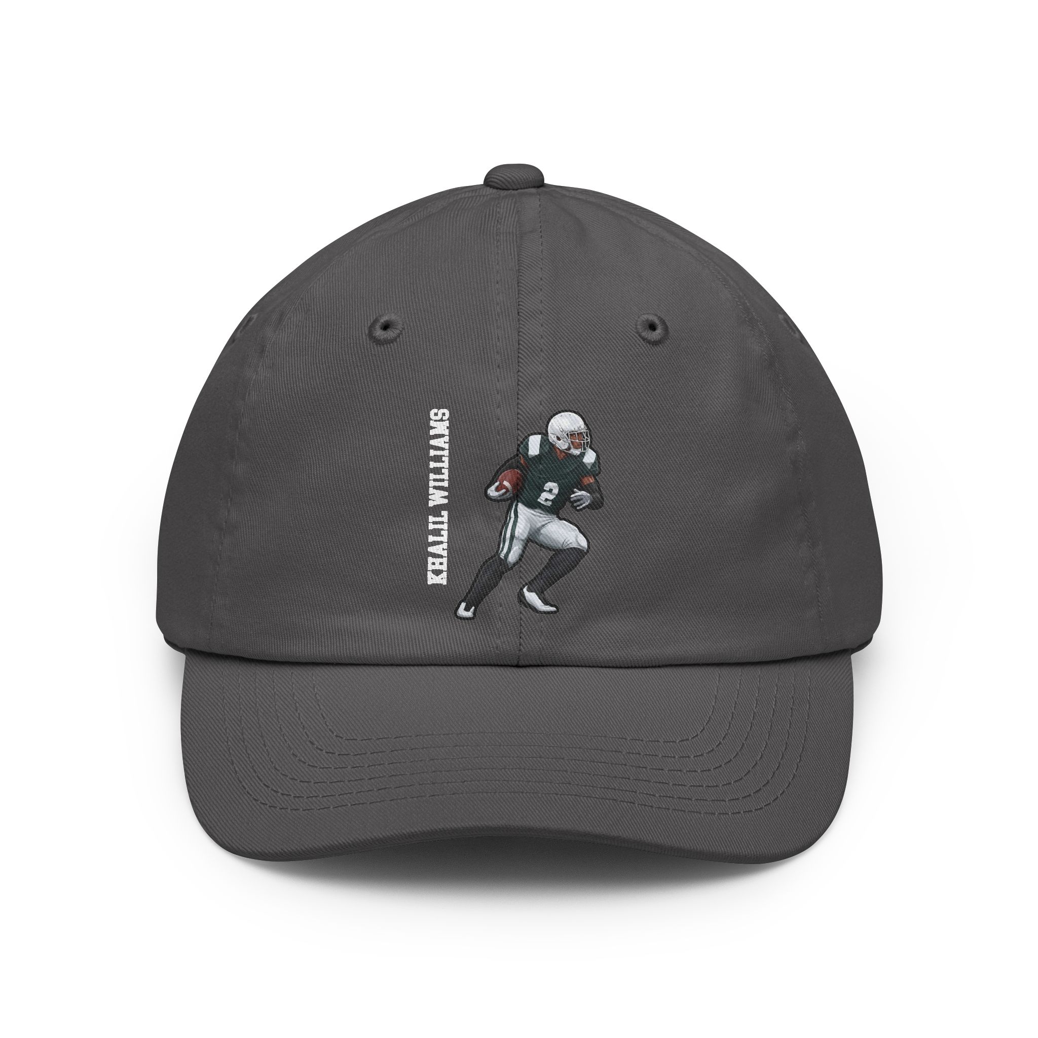 Classic Cap — character_name_vertical in Grey