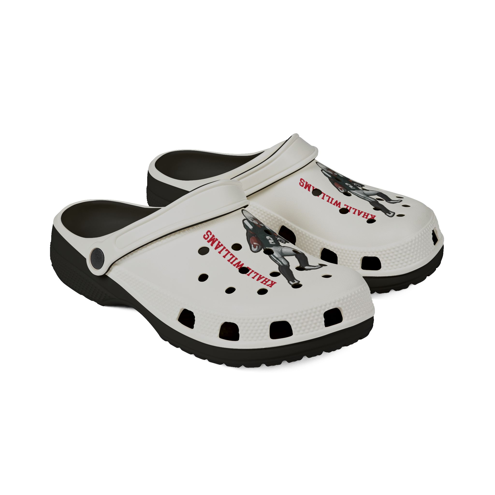 Rubber Clogs — character_name_vertical in Black