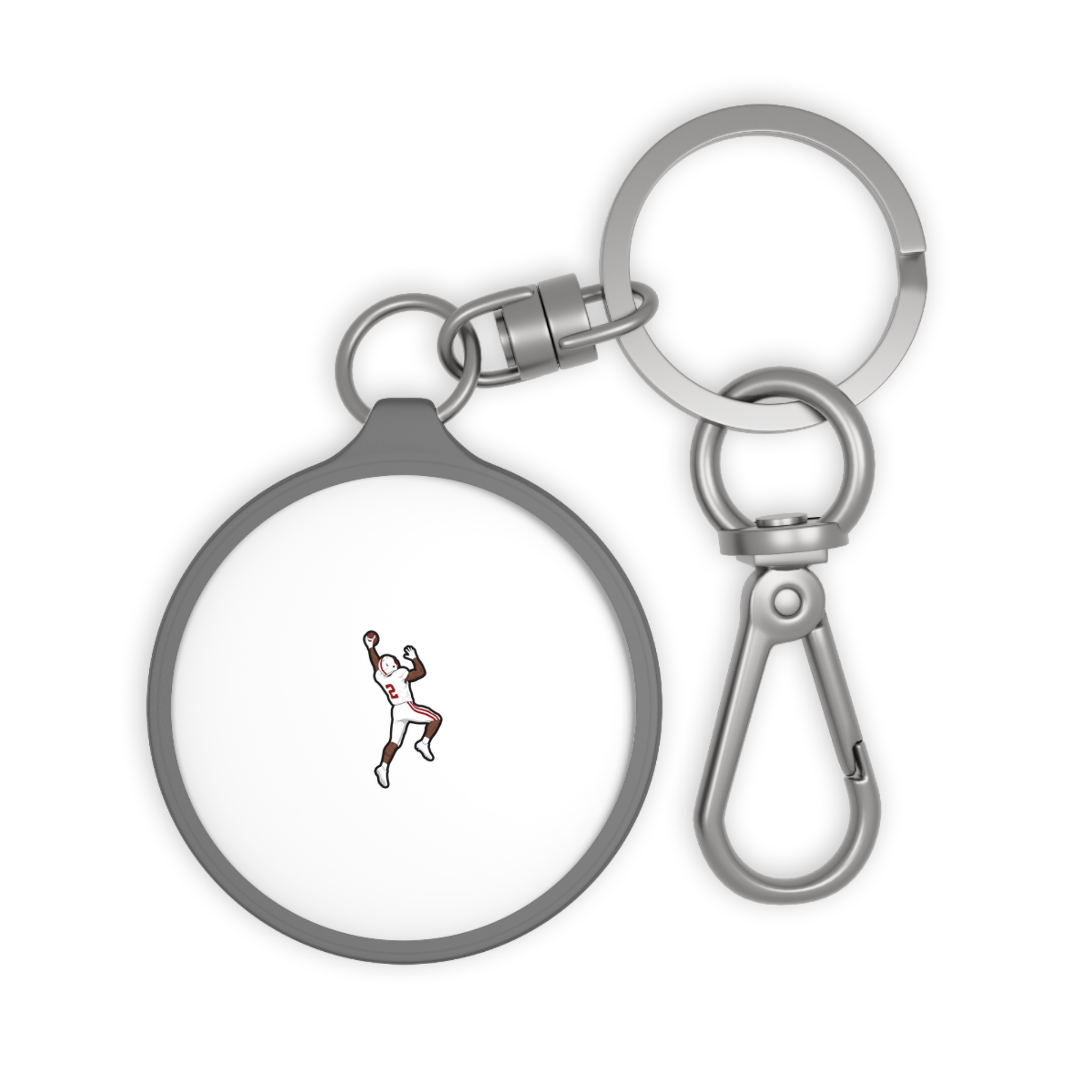 Keychain — character_player_name in Grey