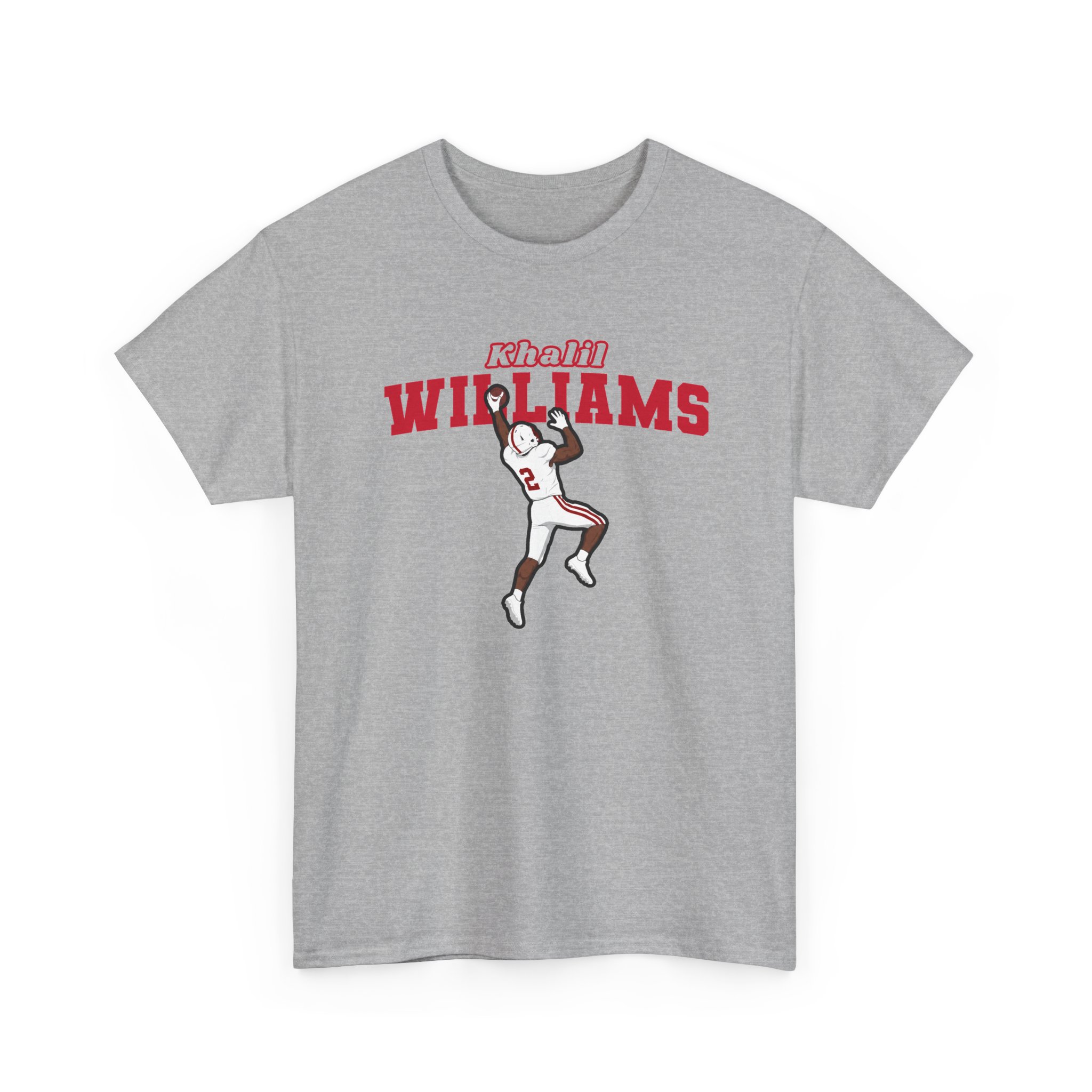 Tee — character_name_arch in Grey