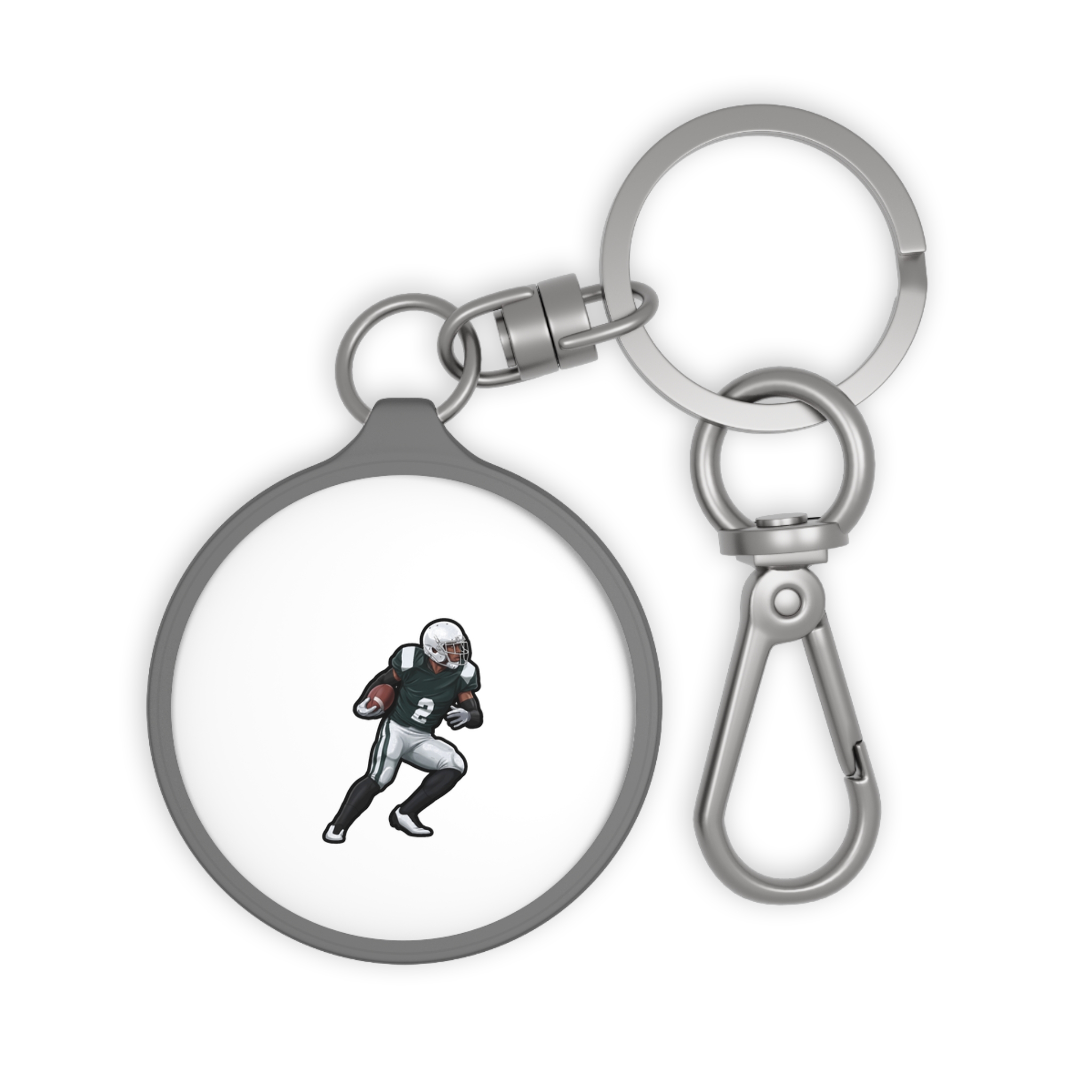 Keychain — character_name_arch in Grey