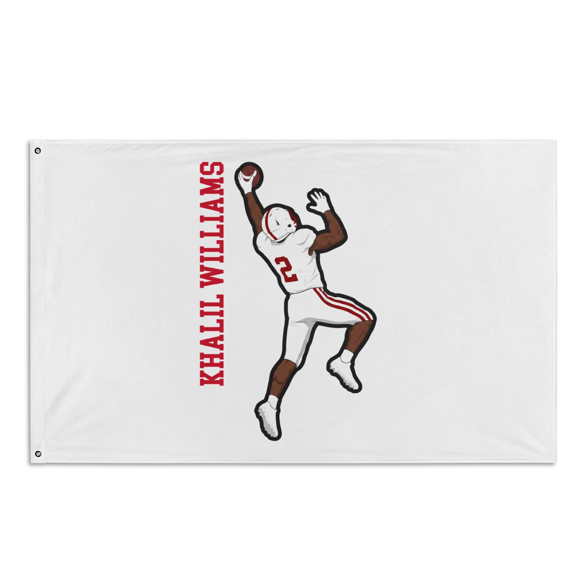 Flag (35 × 56 in) — character_name_vertical in Classic