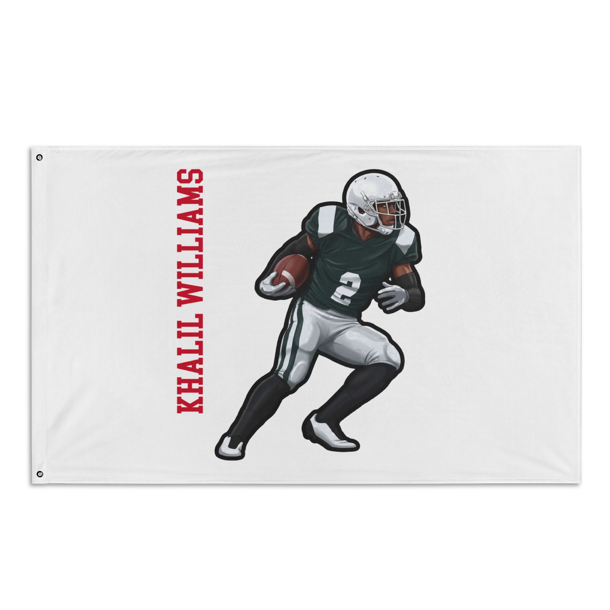 Flag (35 × 56 in) — character_name_vertical in Classic