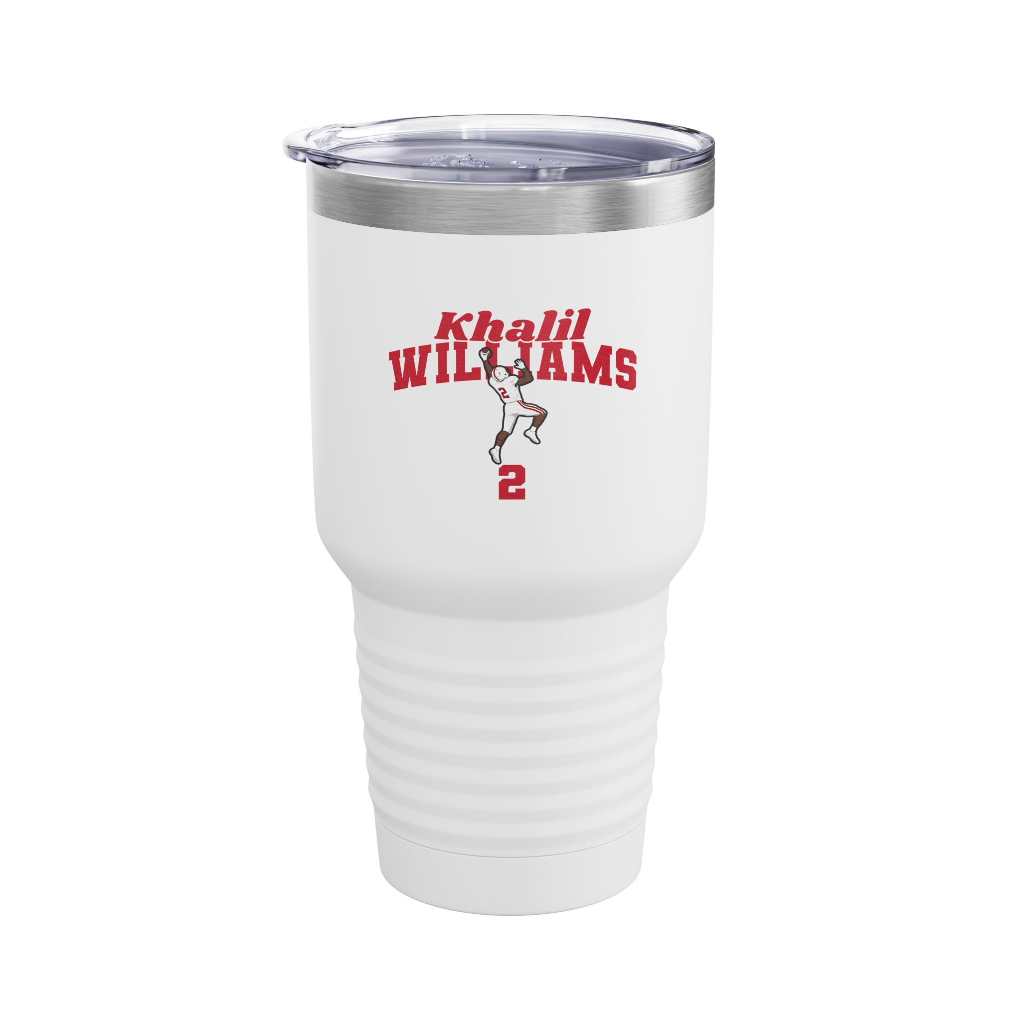 30oz Tumbler — character_signature_arch in White