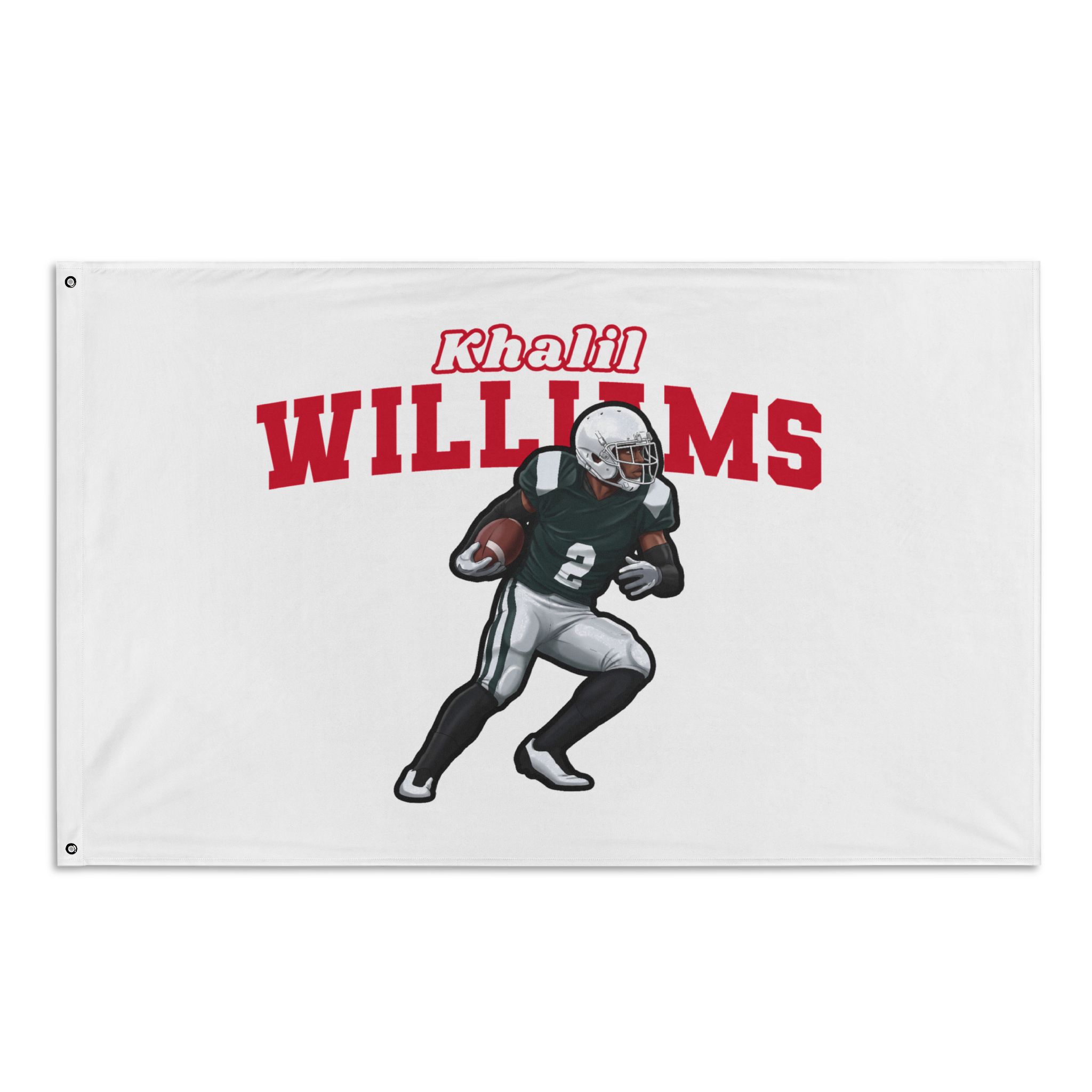 Flag (35 × 56 in) — character_name_arch in Classic