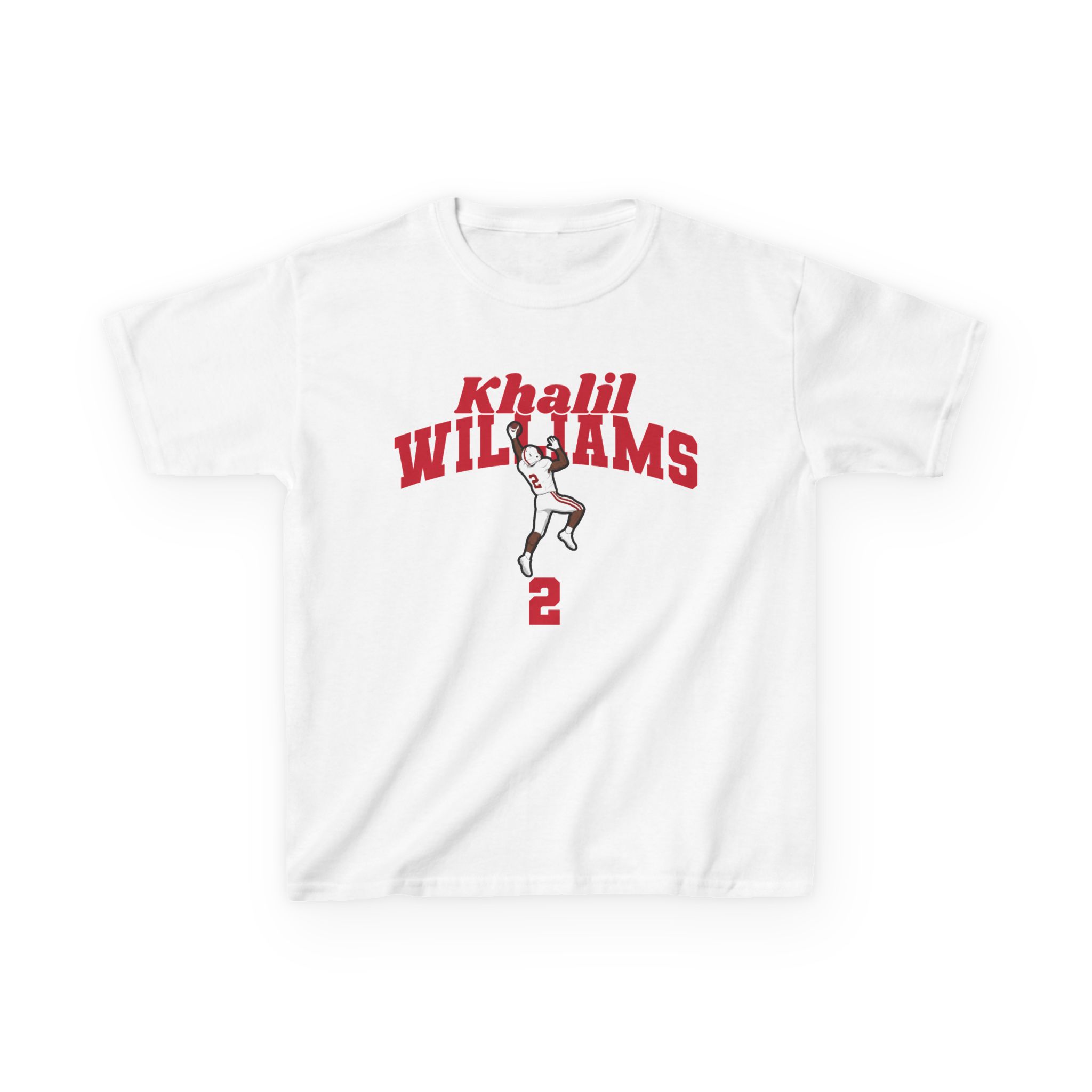 Youth Tee — character_signature_arch in White