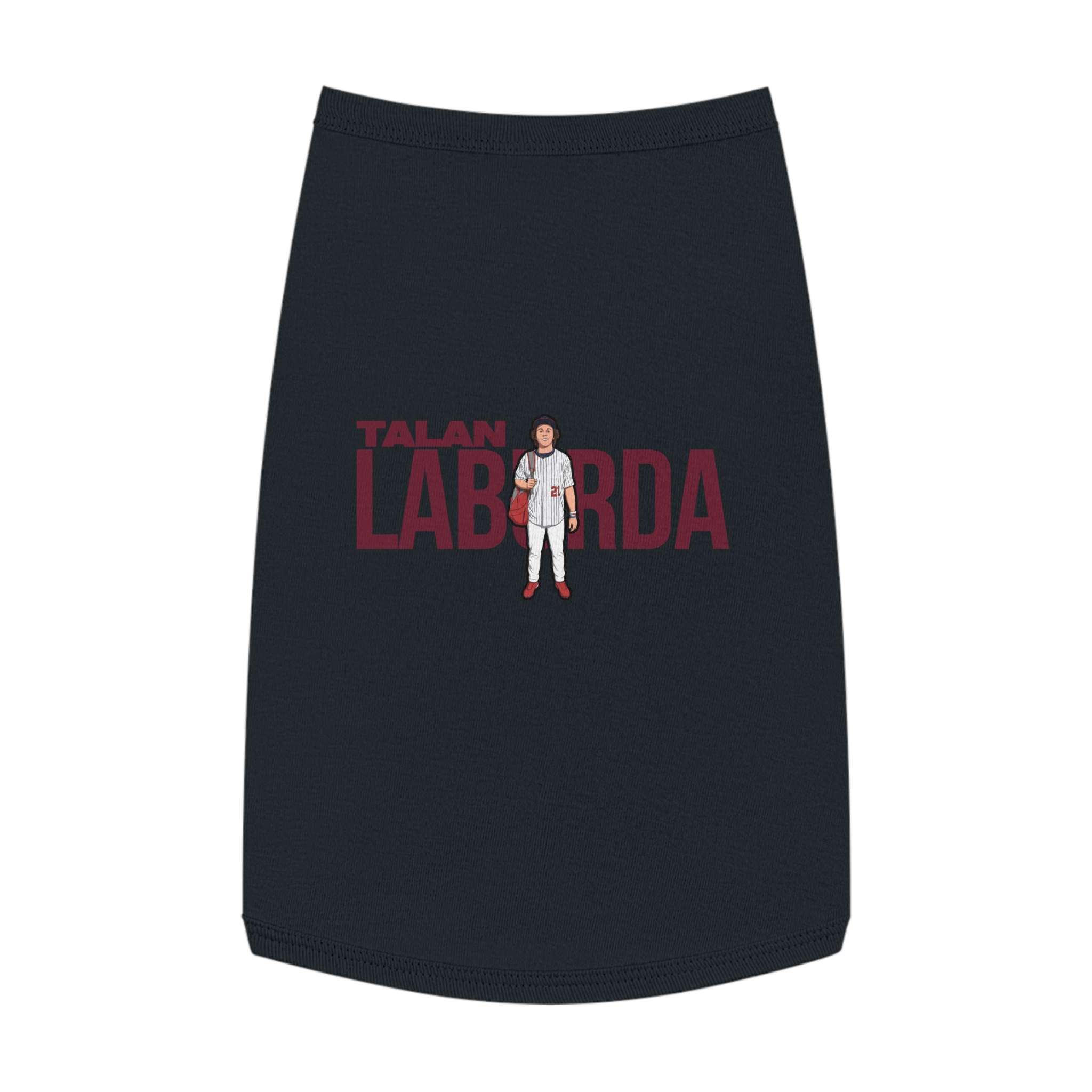 Pet Tank Top — character_player_name in White