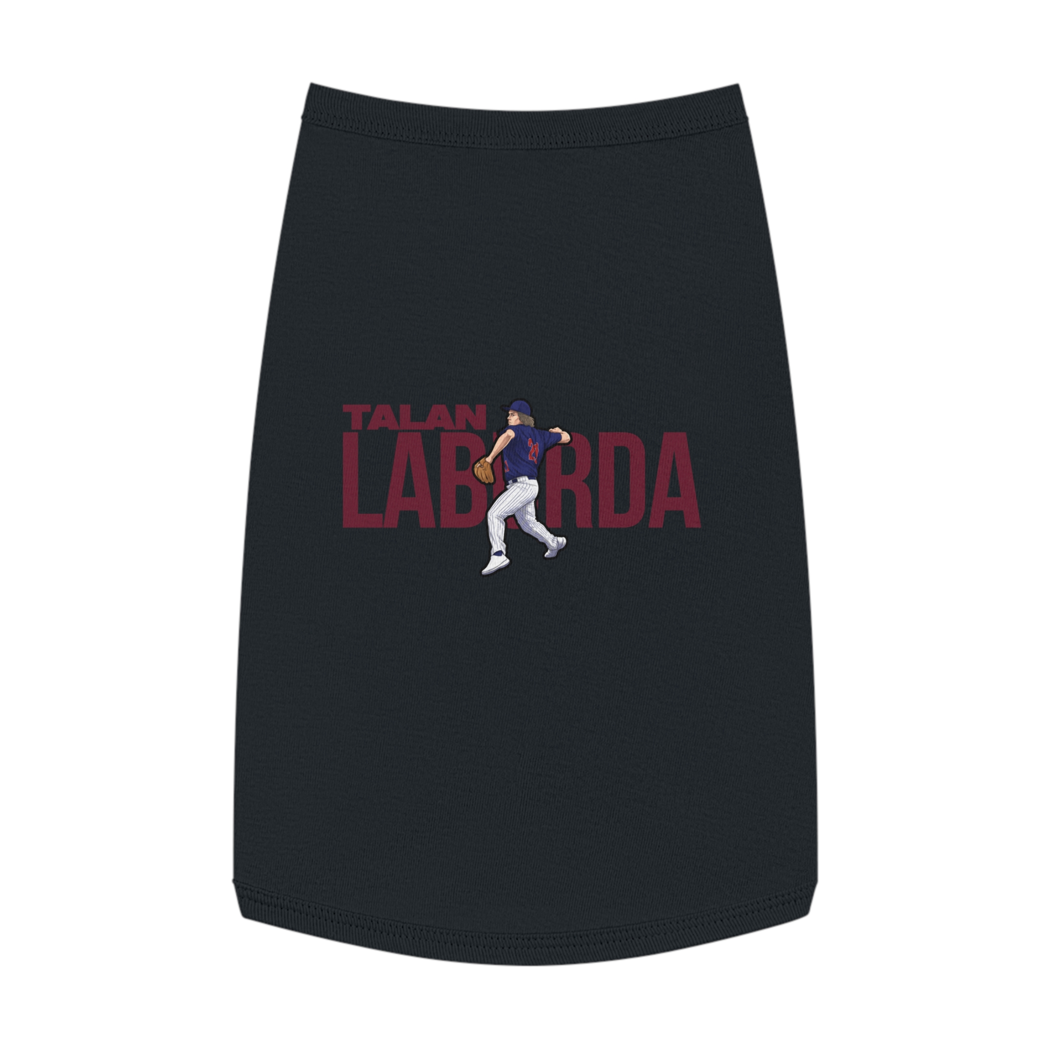 Pet Tank Top — character_player_name in Black