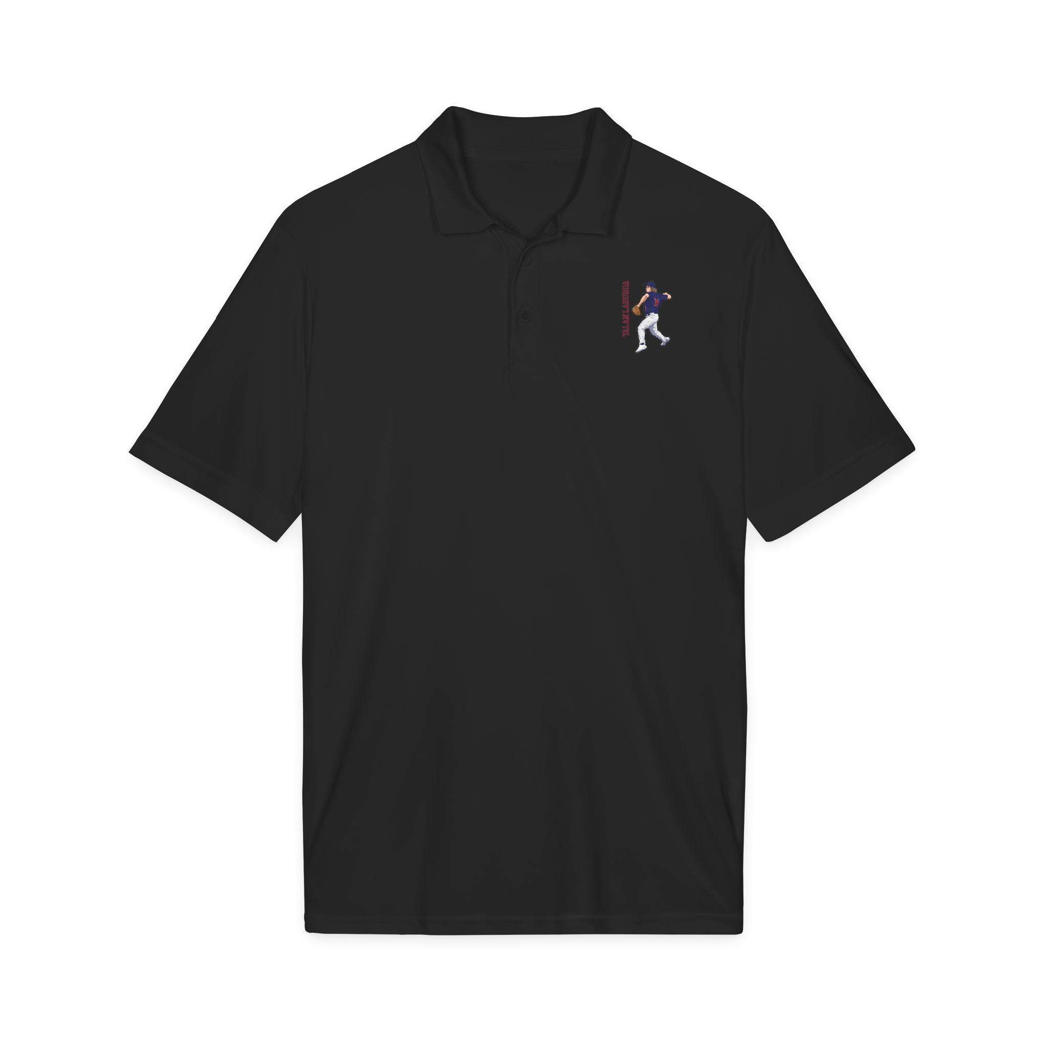 Polo — character_name_vertical in Black