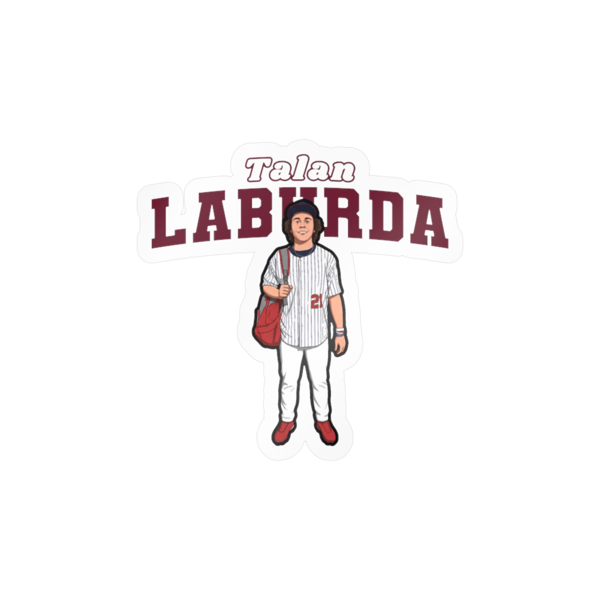 Vinyl Sticker — character_name_arch in Classic